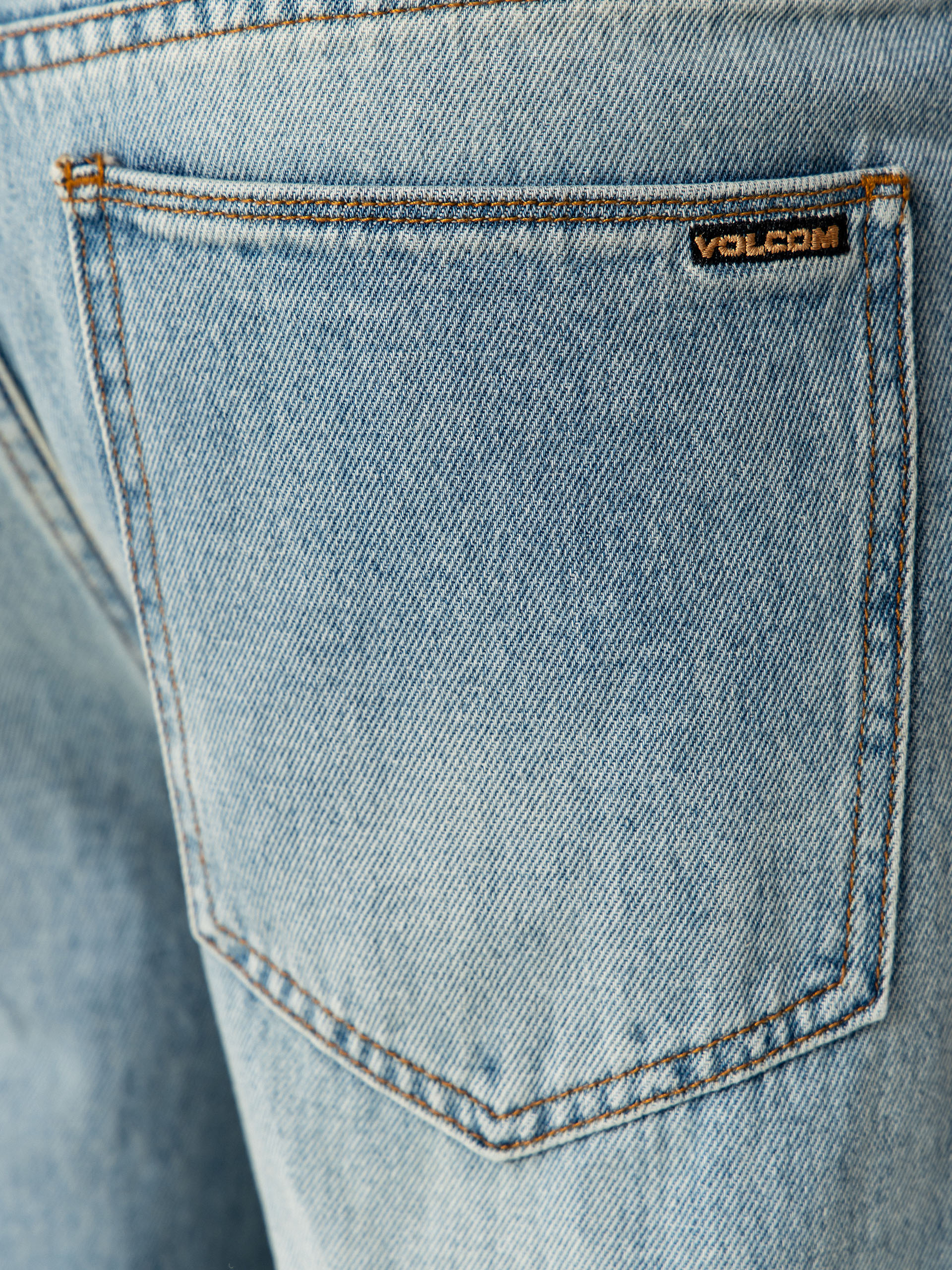 Pantaloni Volcom Beeggys Wmn (dusty blue wash)