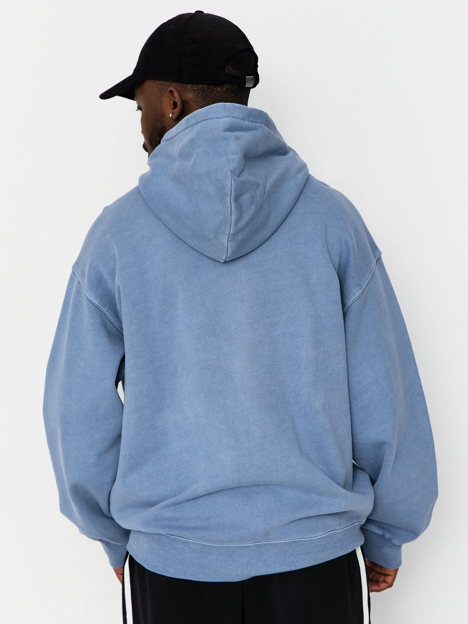 Hanorac cu glugă Carhartt WIP Nelson ZHD (gentle blue)