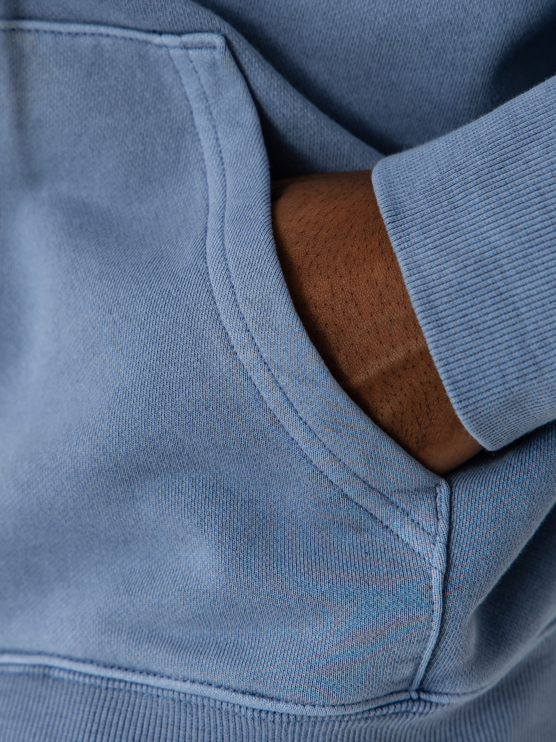 Hanorac cu glugă Carhartt WIP Nelson ZHD (gentle blue)