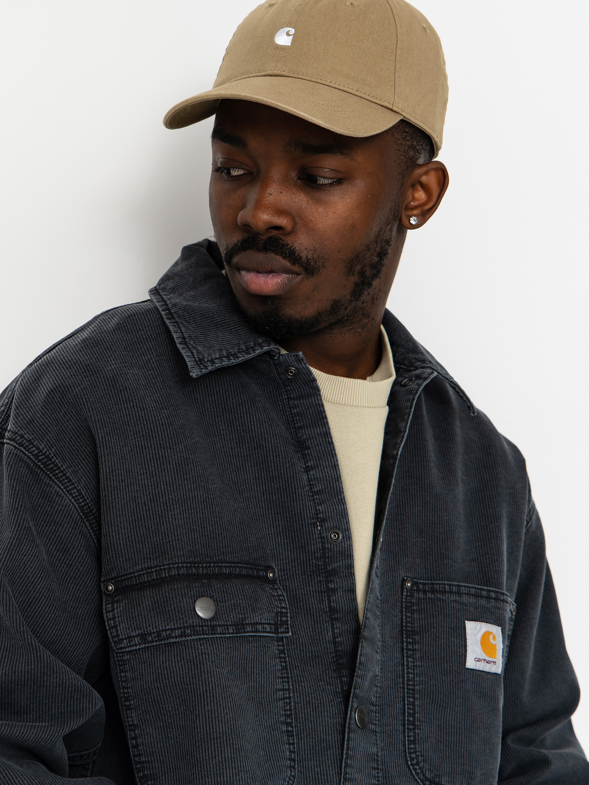 Geacă Carhartt WIP Parrish (obsidian)