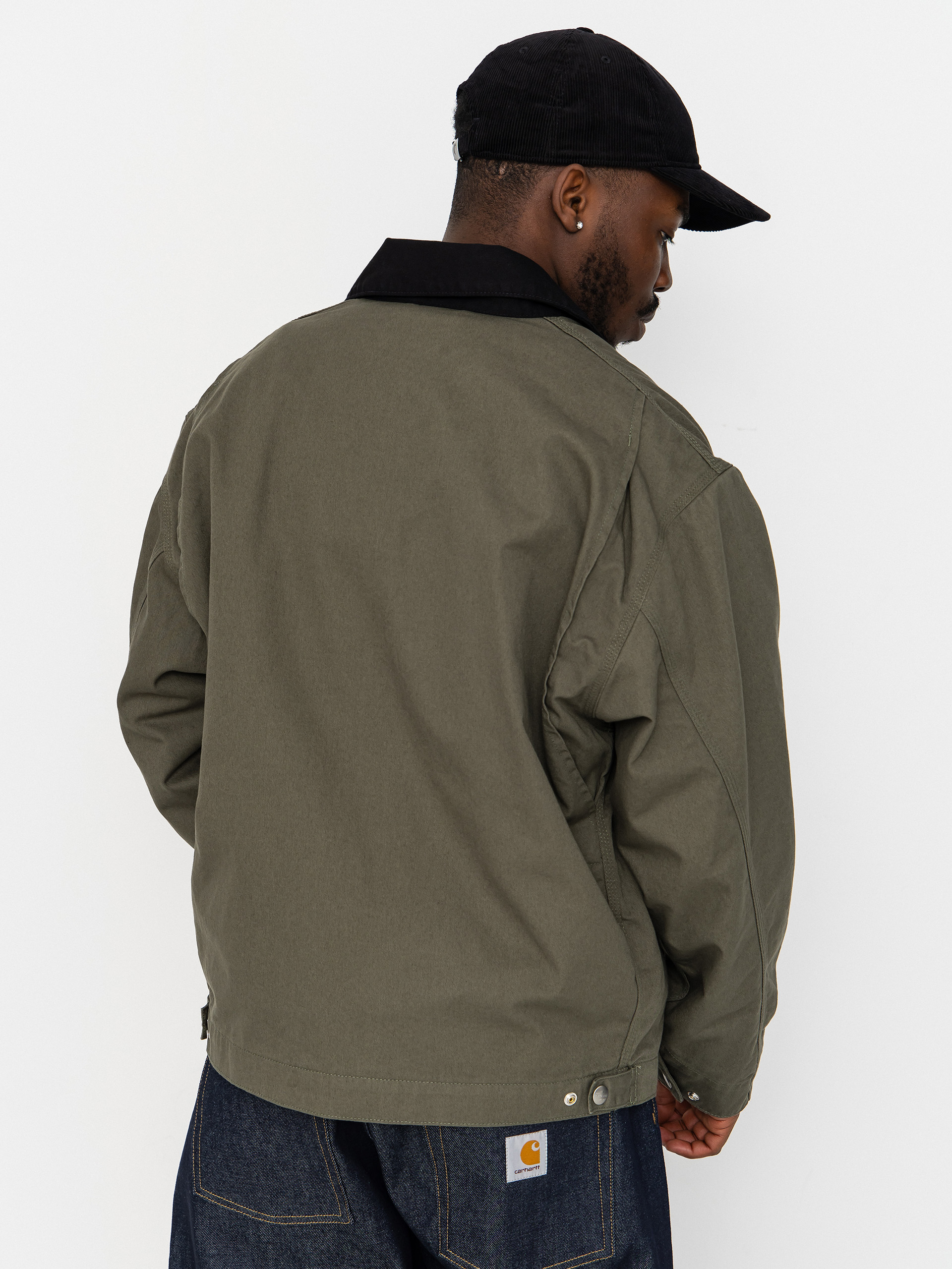 Geacă Carhartt WIP OG Detroit (leaf/black)