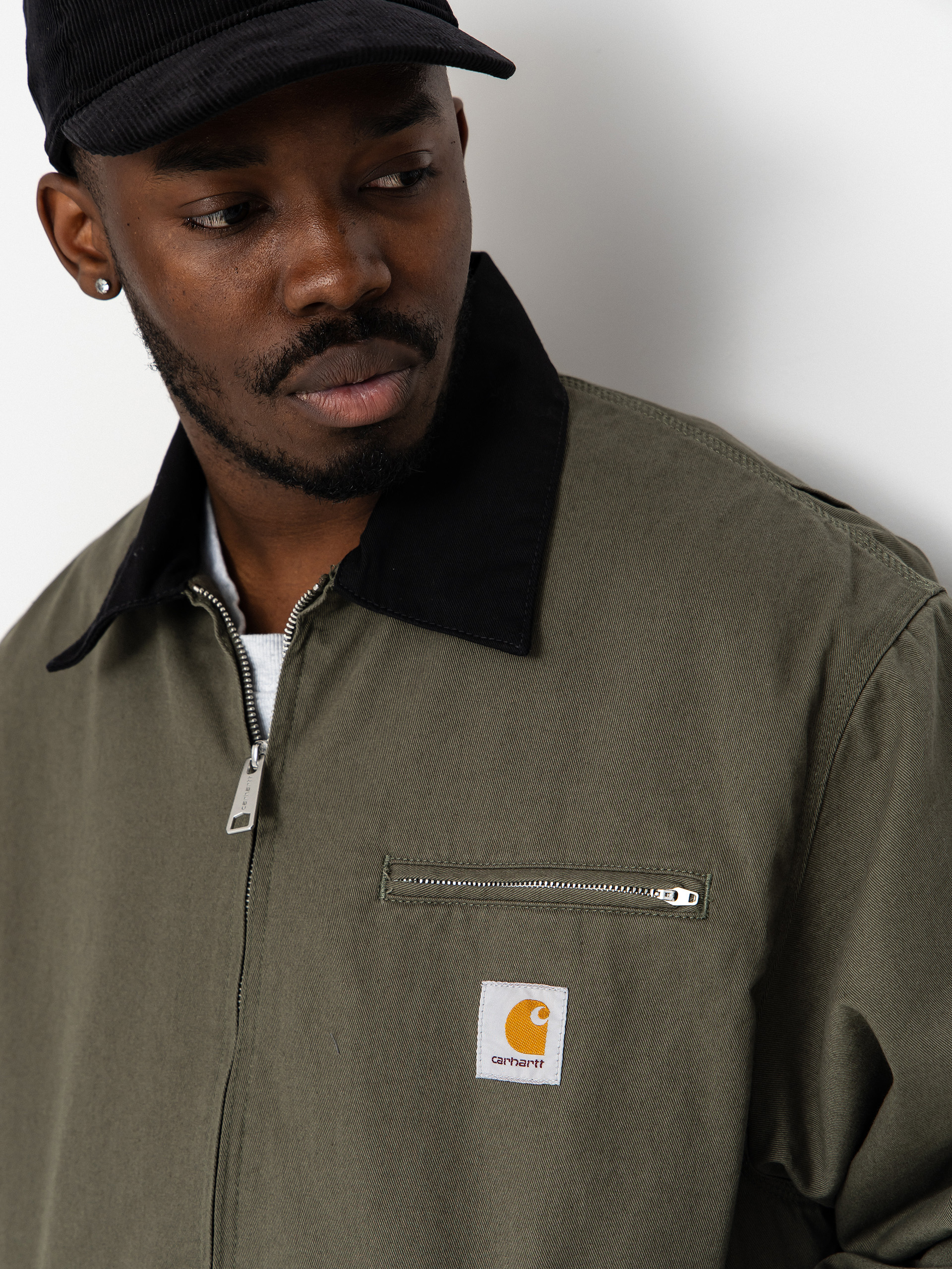 Geacă Carhartt WIP OG Detroit (leaf/black)
