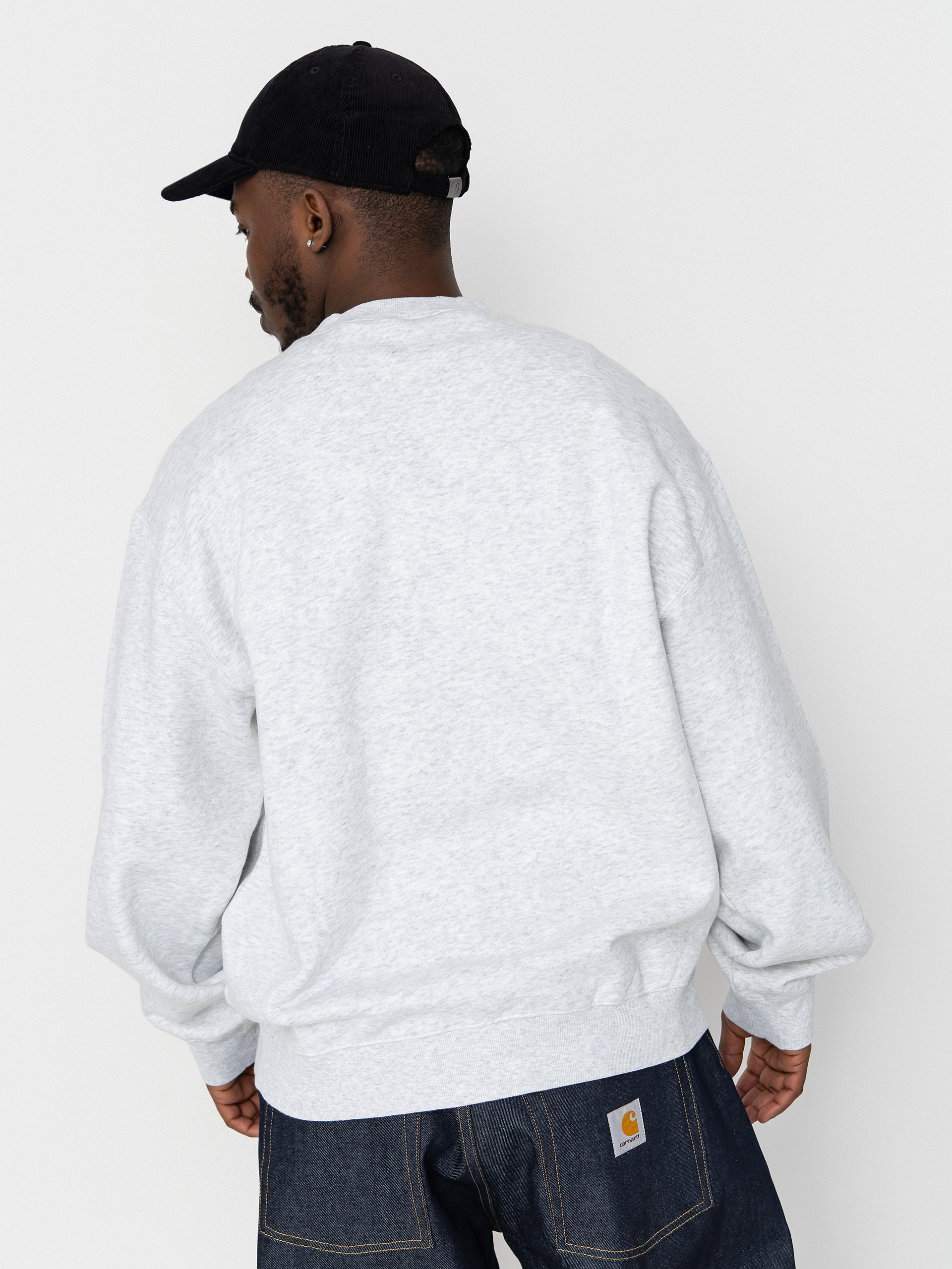 Hanorac Carhartt WIP WIP Label (ash heather)
