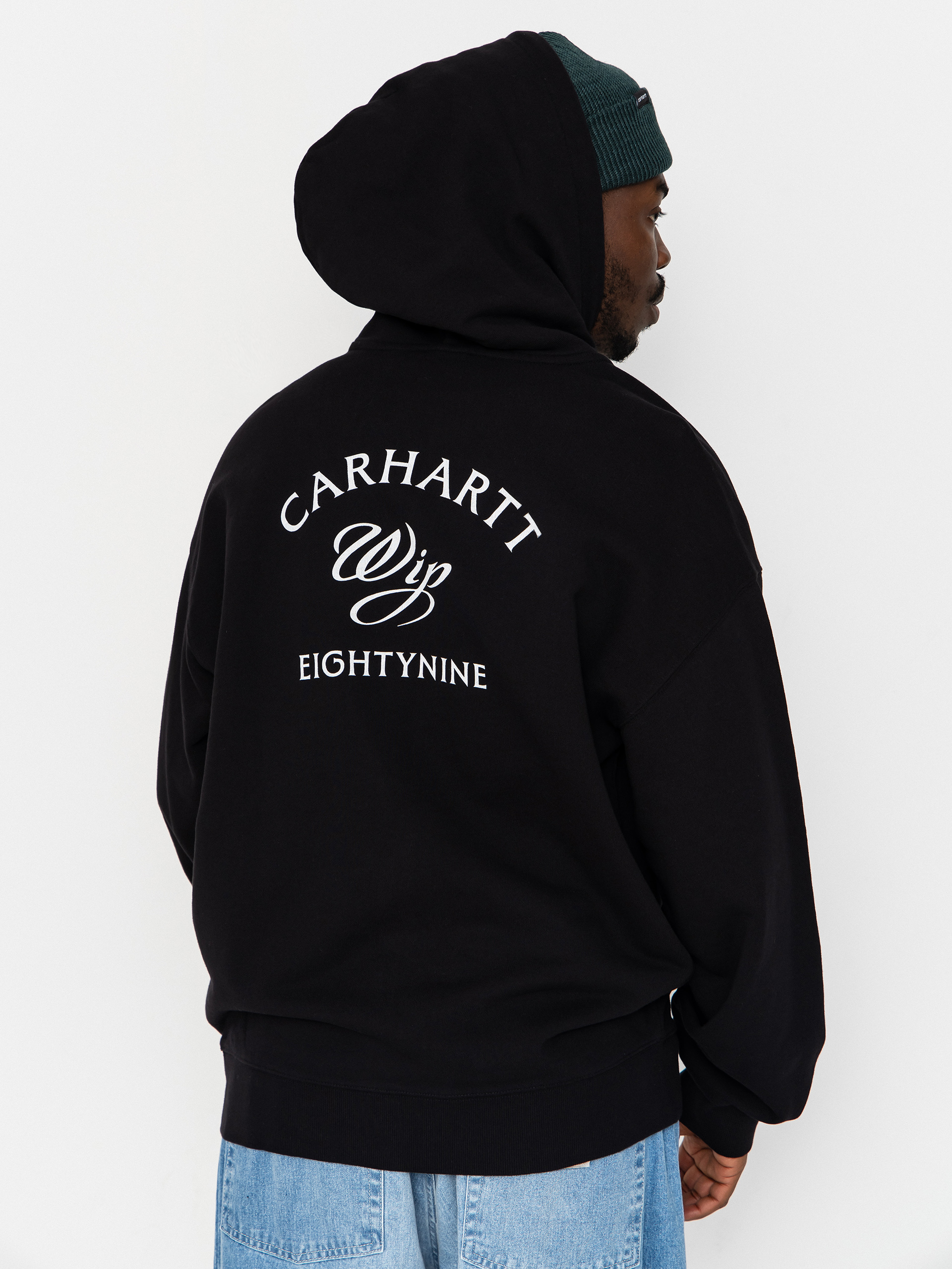 Hanorac cu glugă Carhartt WIP Eightynine ZHD (black)