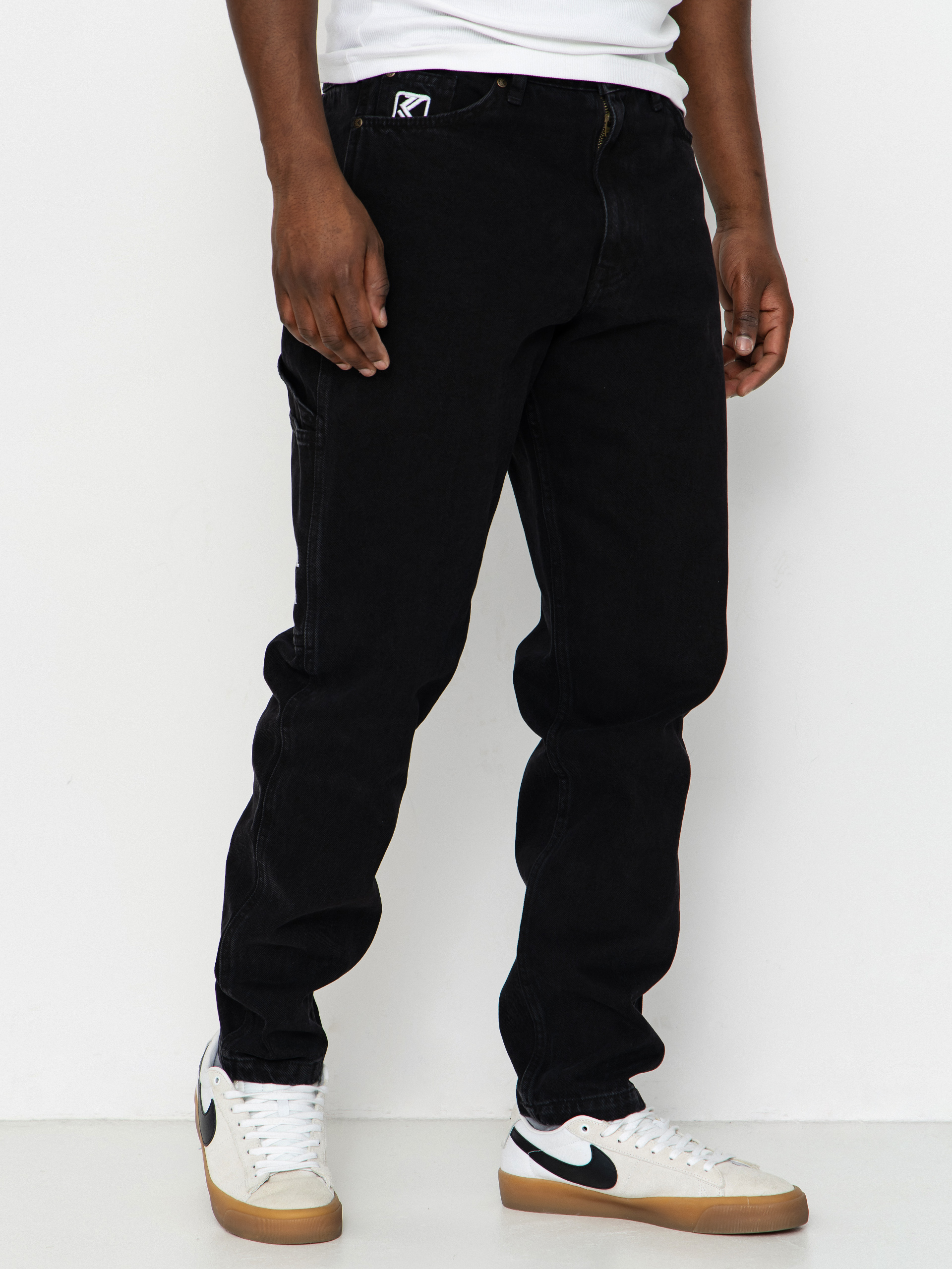 Pantaloni Karl Kani Retro Tapered Workwear Denim (vintage black)