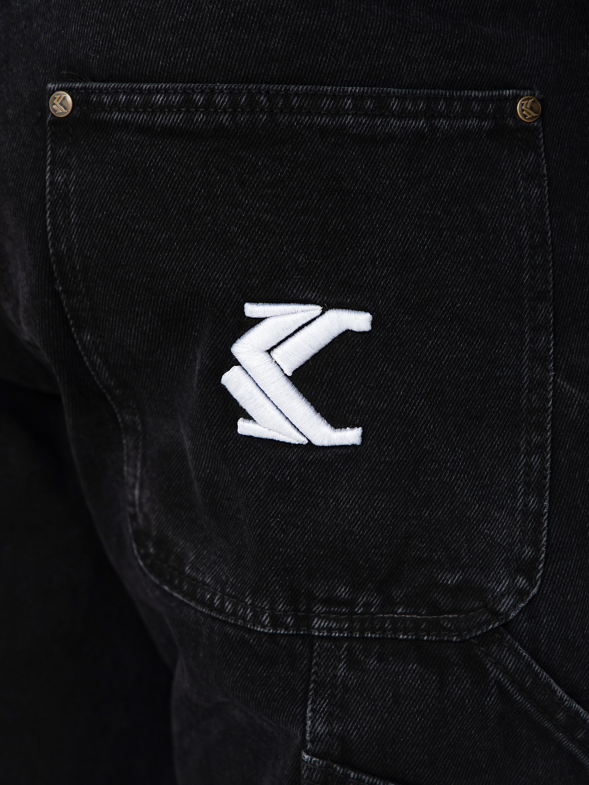 Pantaloni Karl Kani Retro Tapered Workwear Denim (vintage black)