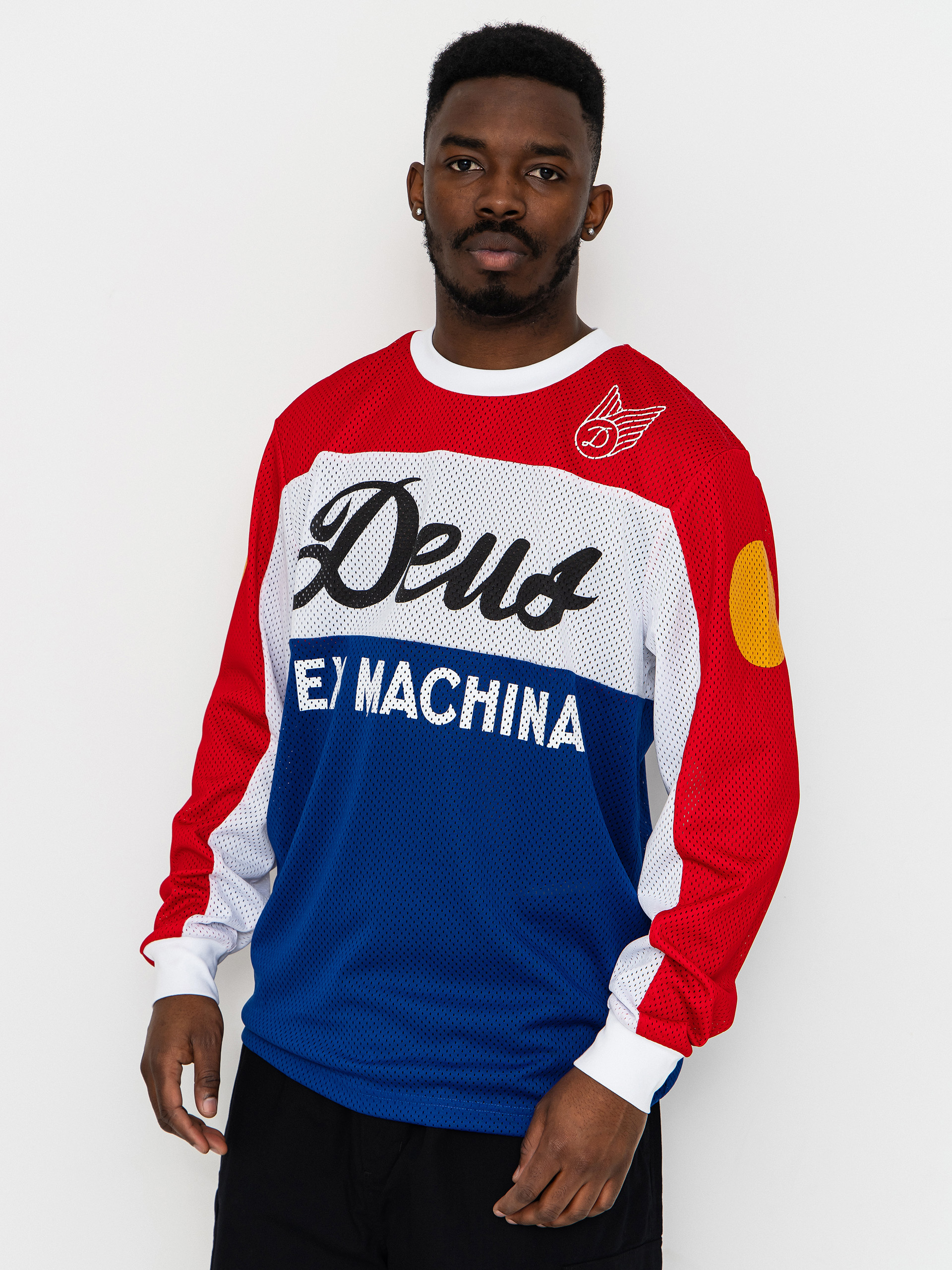 Tricou Deus Ex Machina Saber Moto Jersey (tri colour)