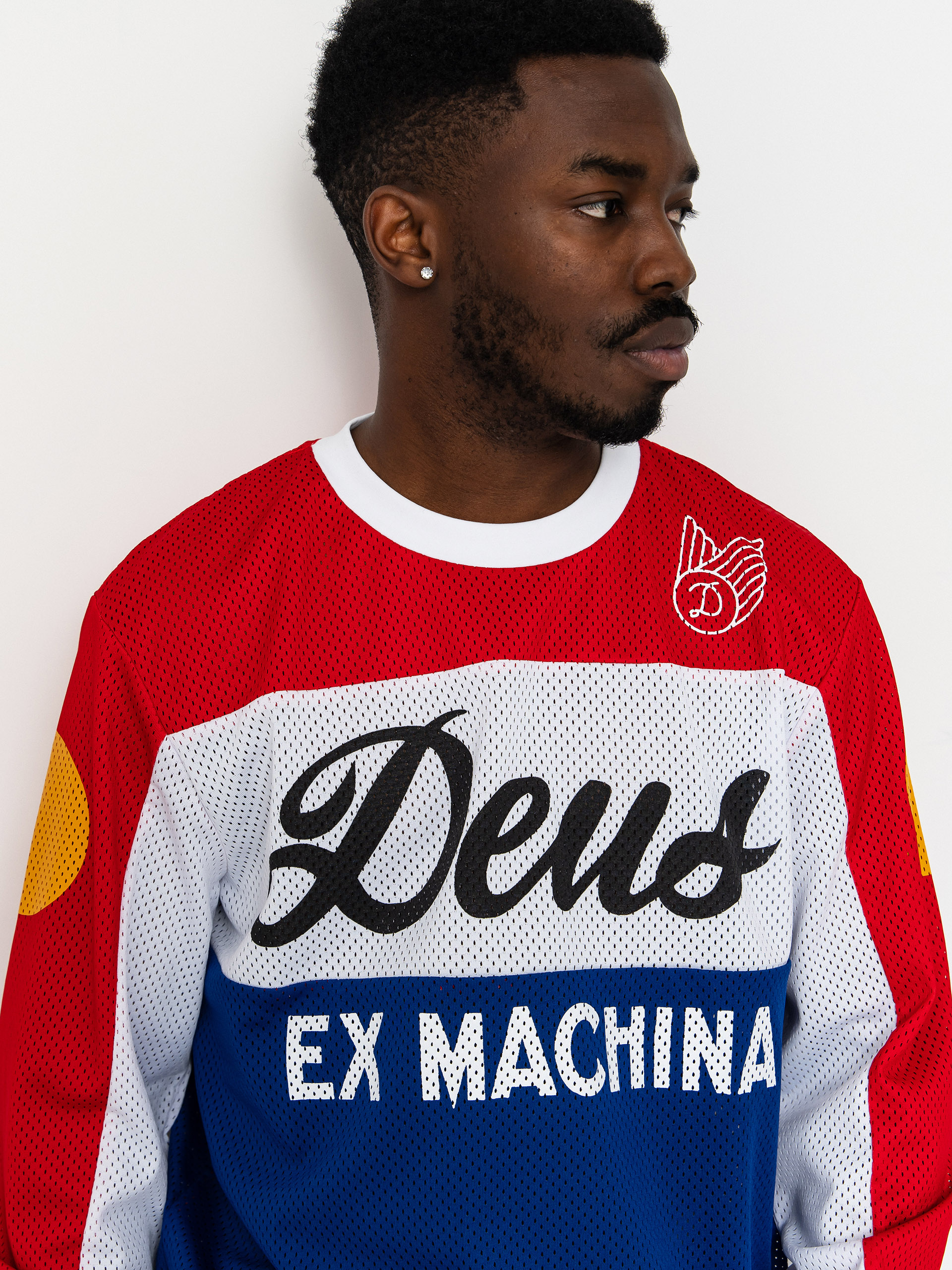 Tricou Deus Ex Machina Saber Moto Jersey (tri colour)