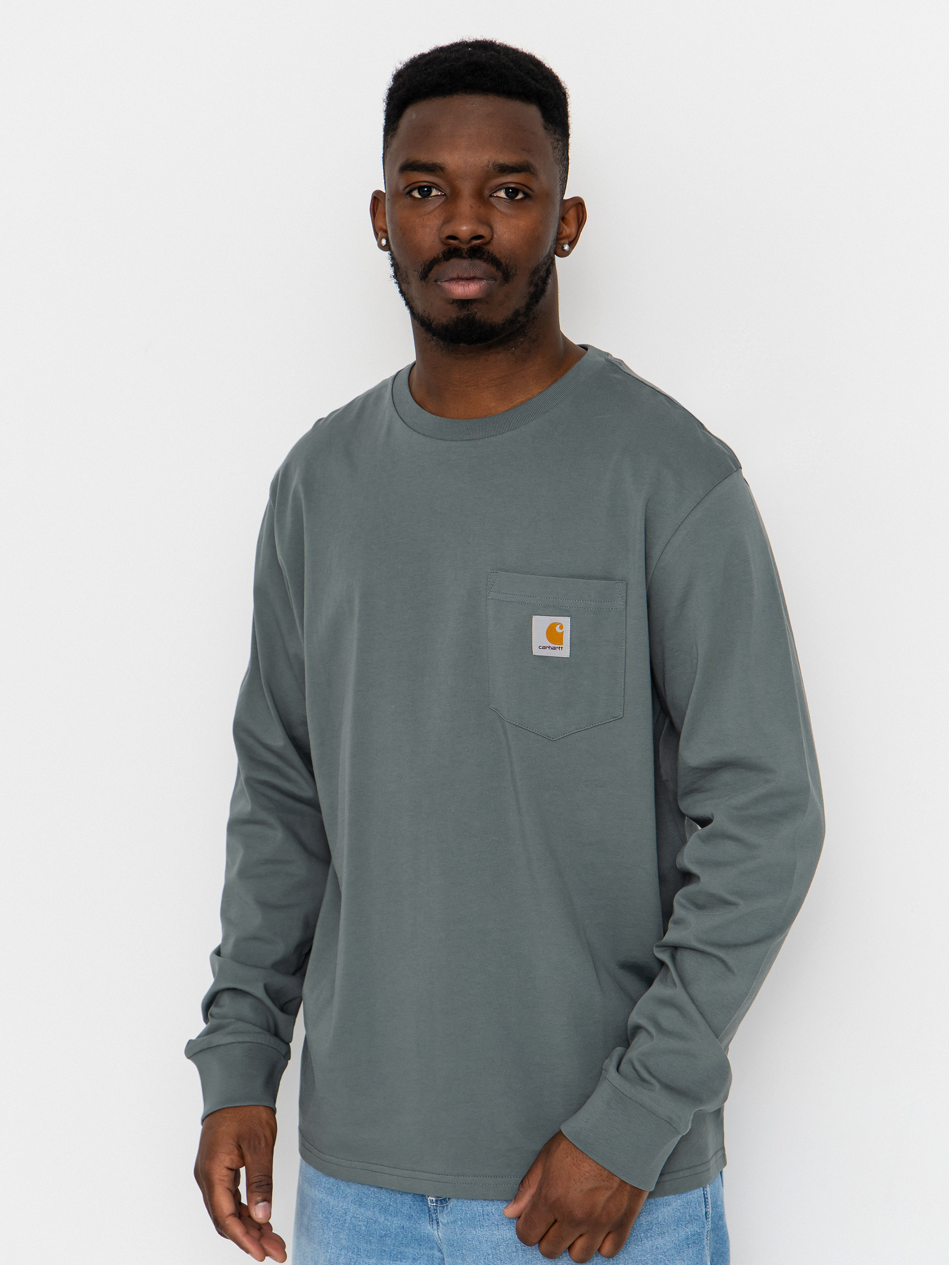 Longsleeve Carhartt WIP Pocket (velvet green)