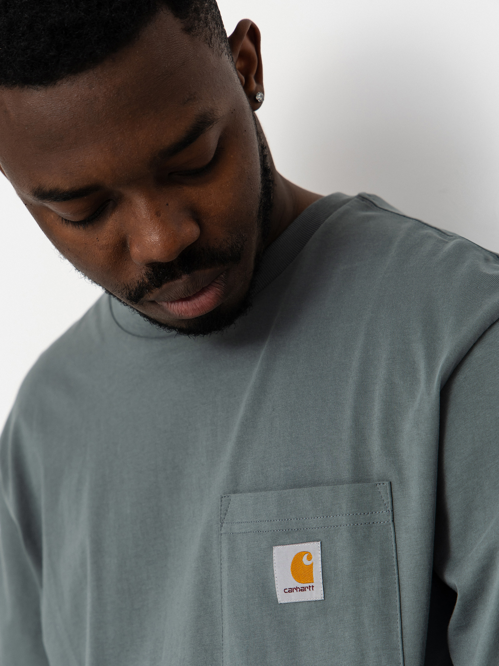 Longsleeve Carhartt WIP Pocket (velvet green)