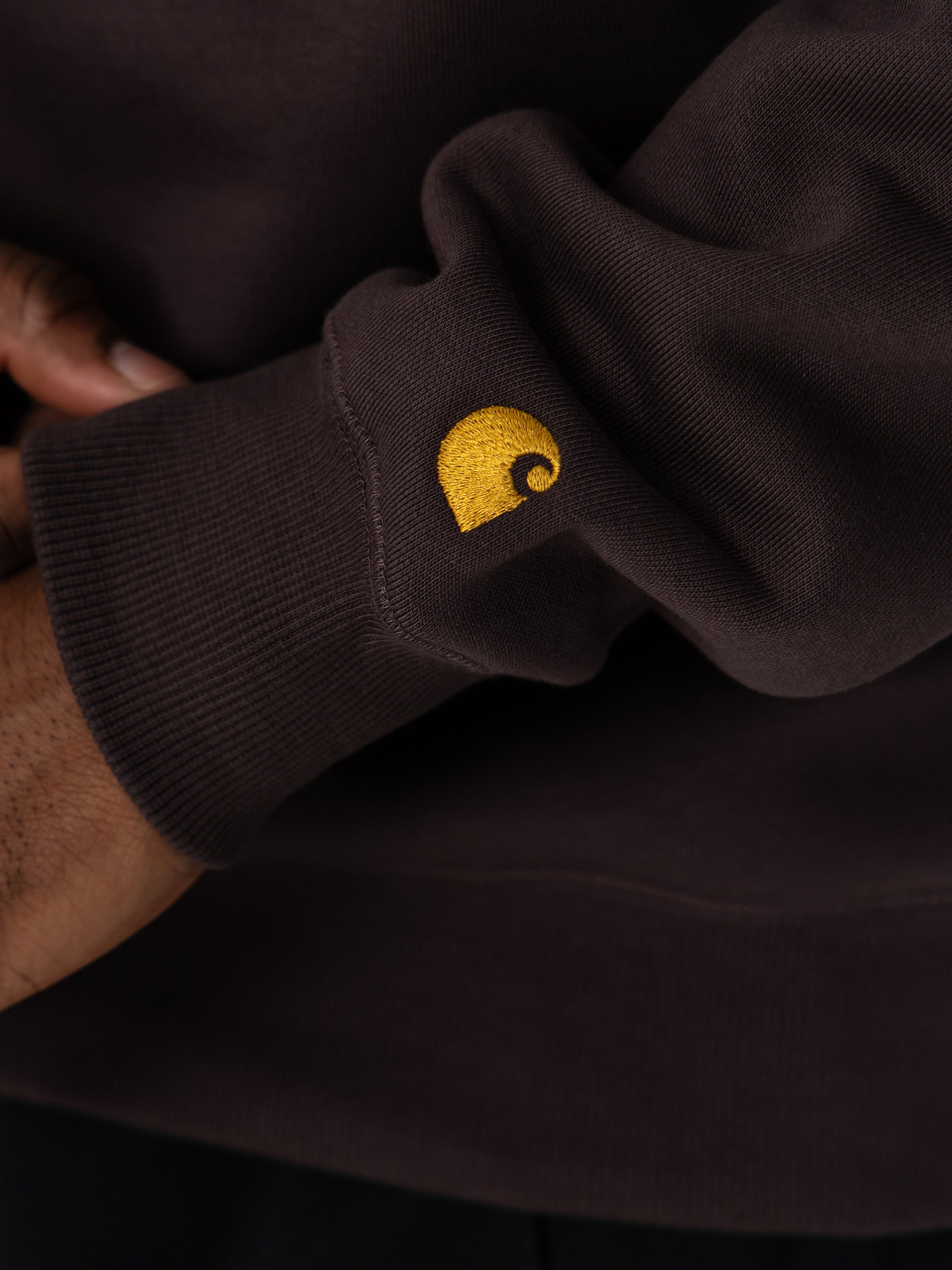 Hanorac Carhartt WIP Chase (shale/gold)