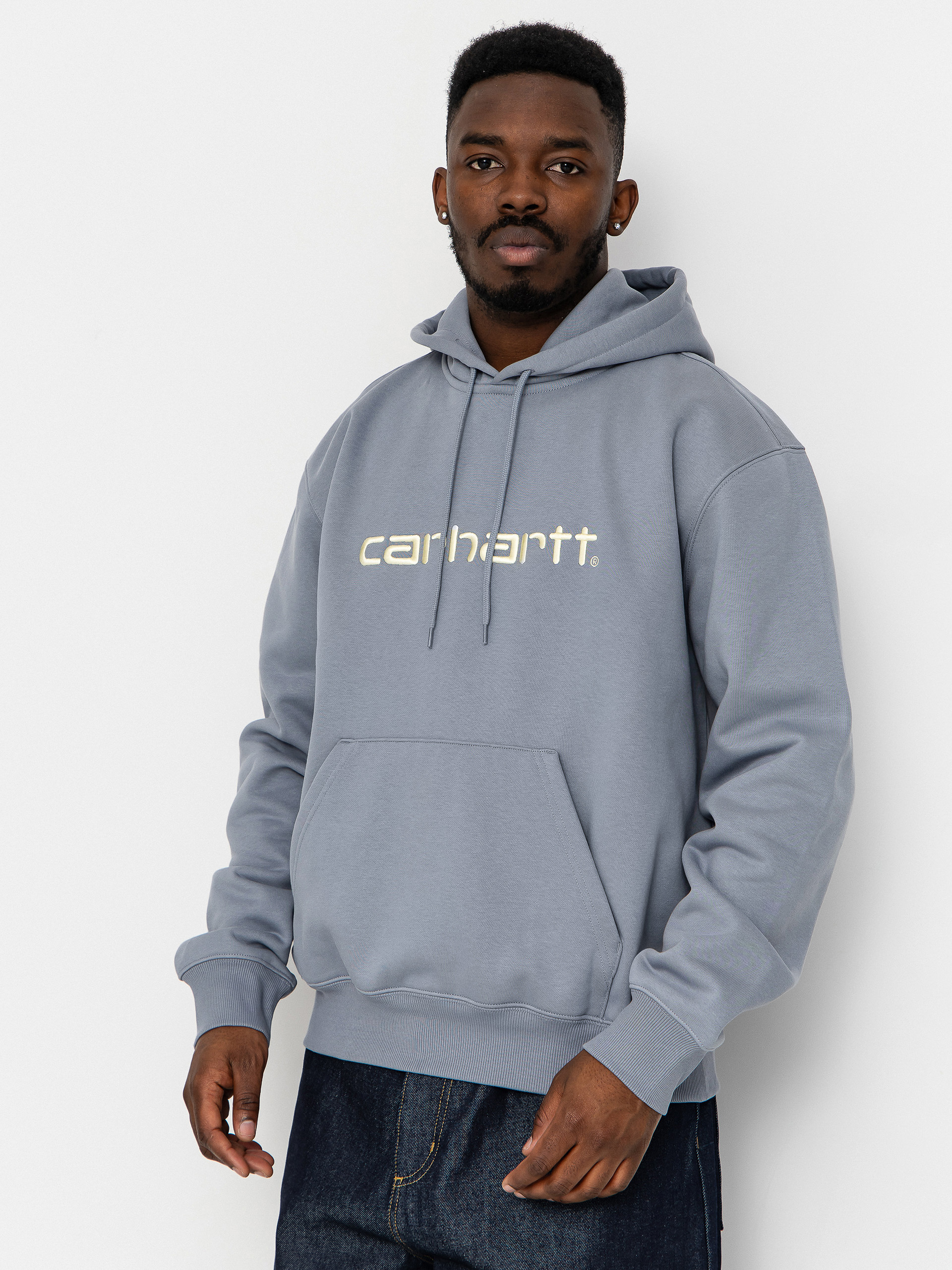 Hanorac cu glugă Carhartt WIP Carhartt HD (mirror/cinnerus)