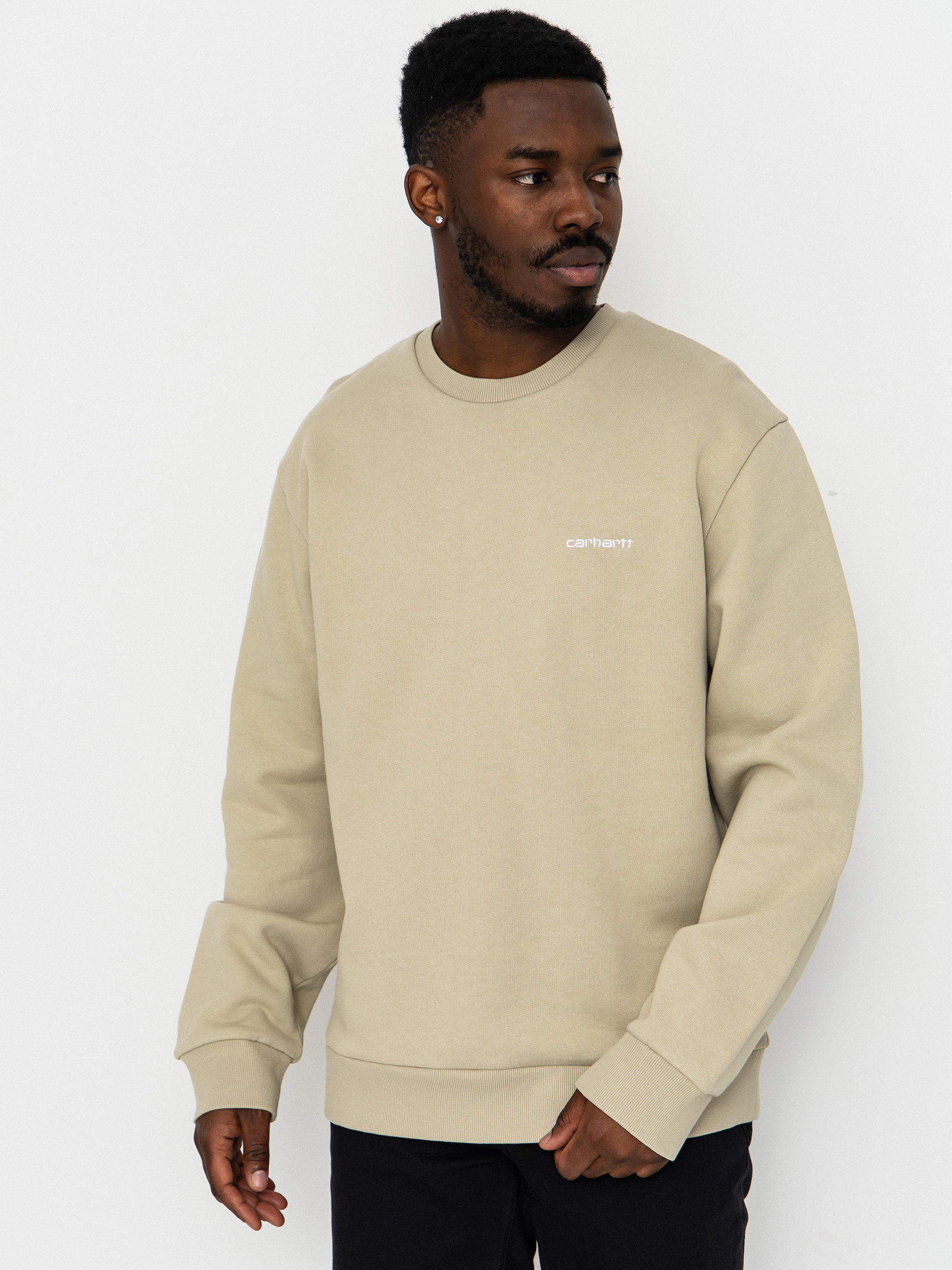 Hanorac Carhartt WIP Script Embroidery (barchan/white)
