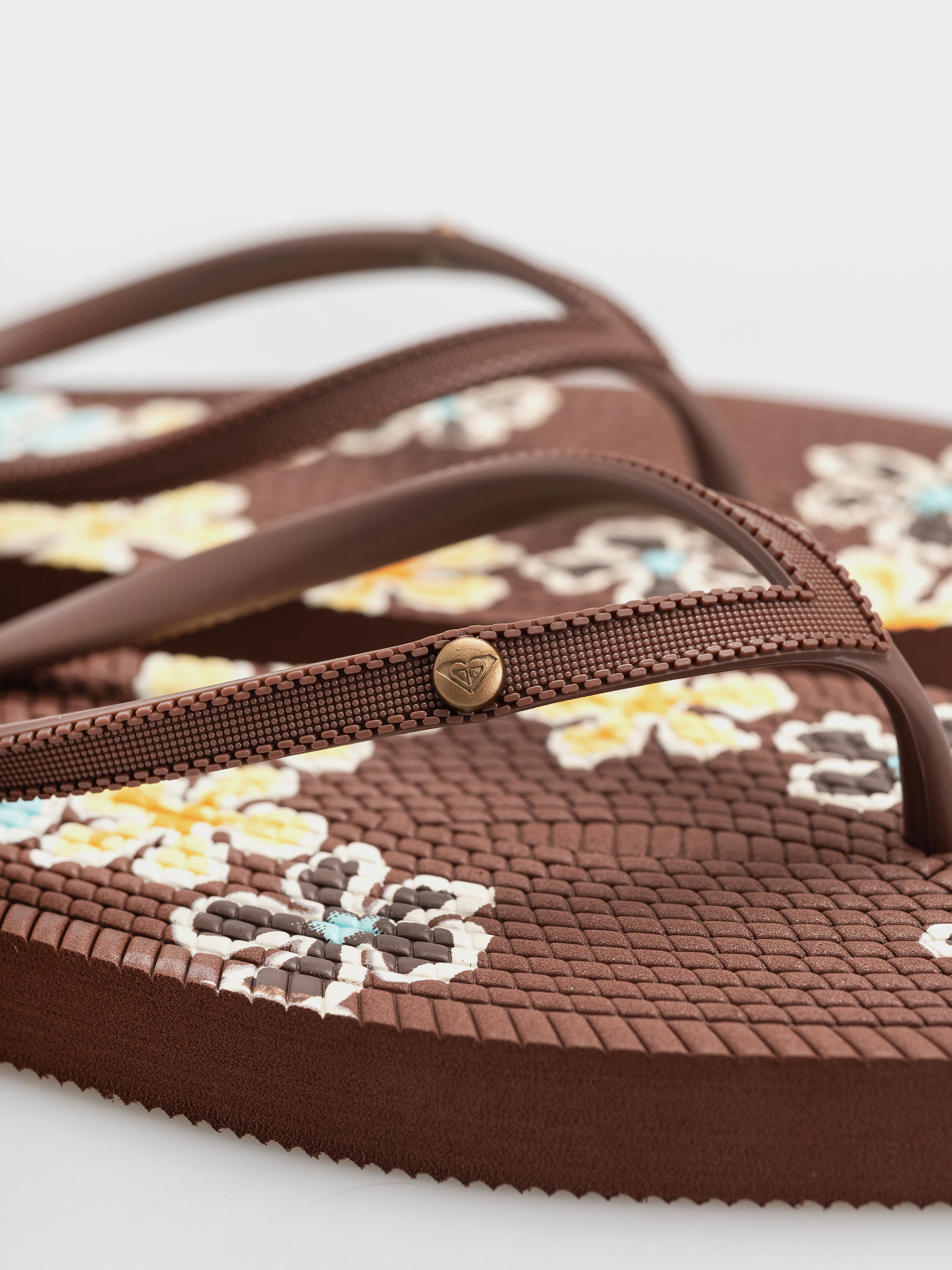 papuci de plajă Roxy Arizona Dreams Wmn (brown/blue)