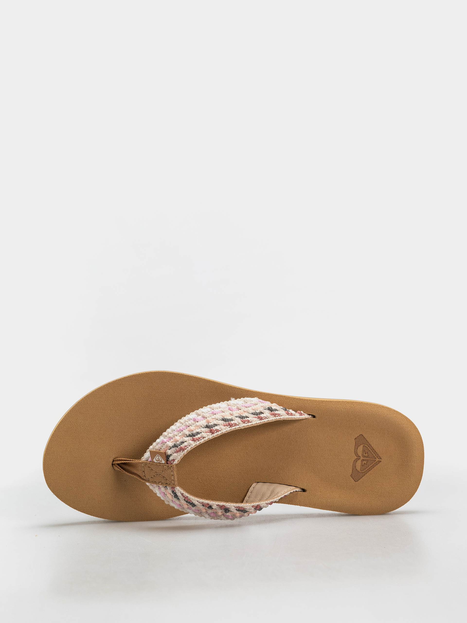 papuci de plajă Roxy Porto Rope Wmn (natural/crazy pink)