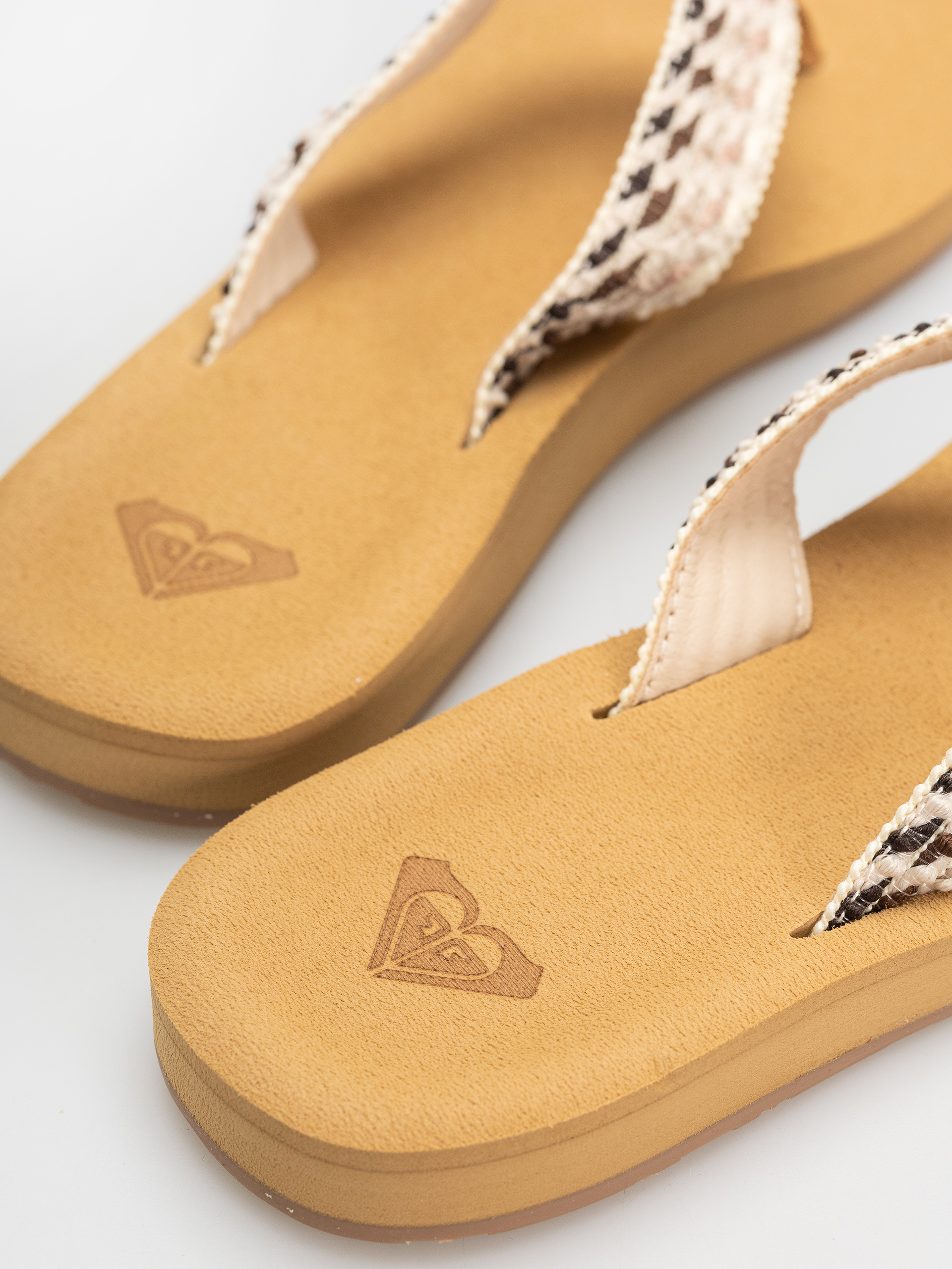 papuci de plajă Roxy Porto Rope Wmn (light brown/brown)