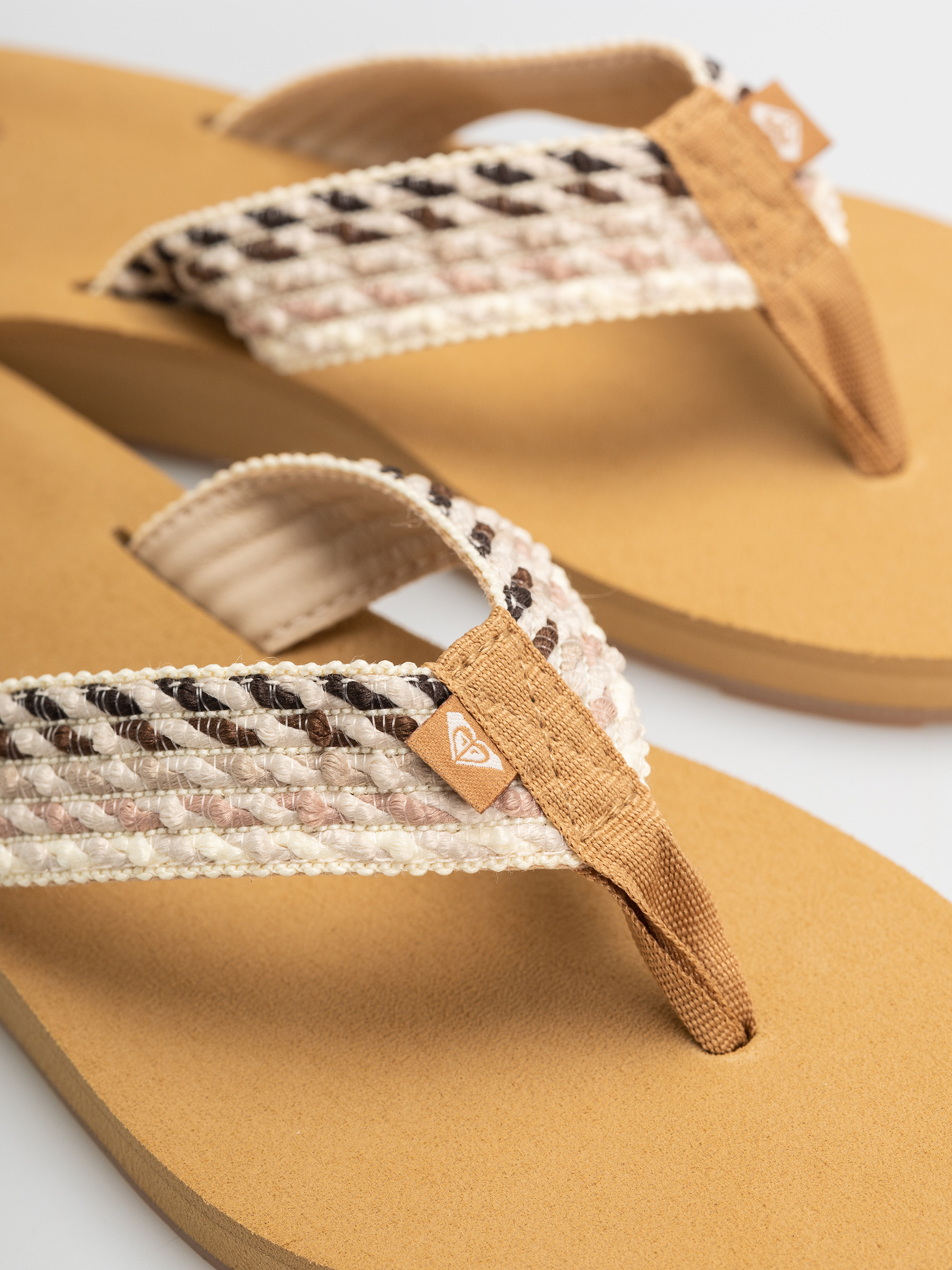 papuci de plajă Roxy Porto Rope Wmn (light brown/brown)