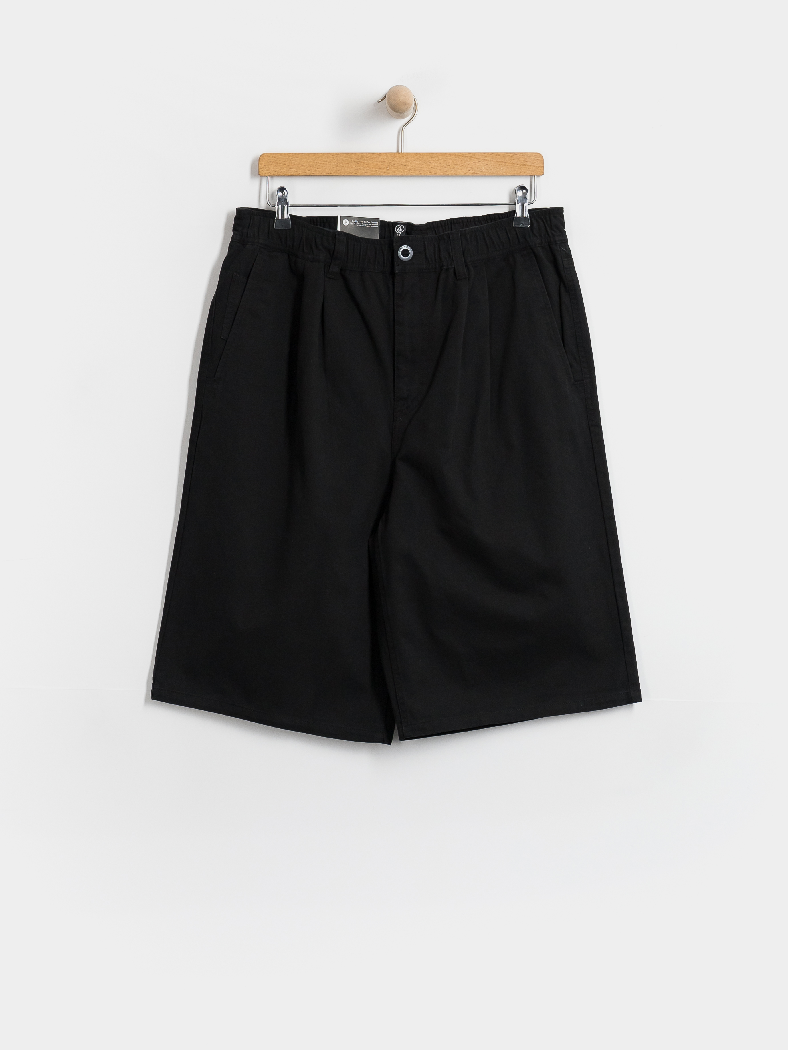 Pantaloni scurți Volcom Chillow Pleat Ew Chino Sht 24 (black)