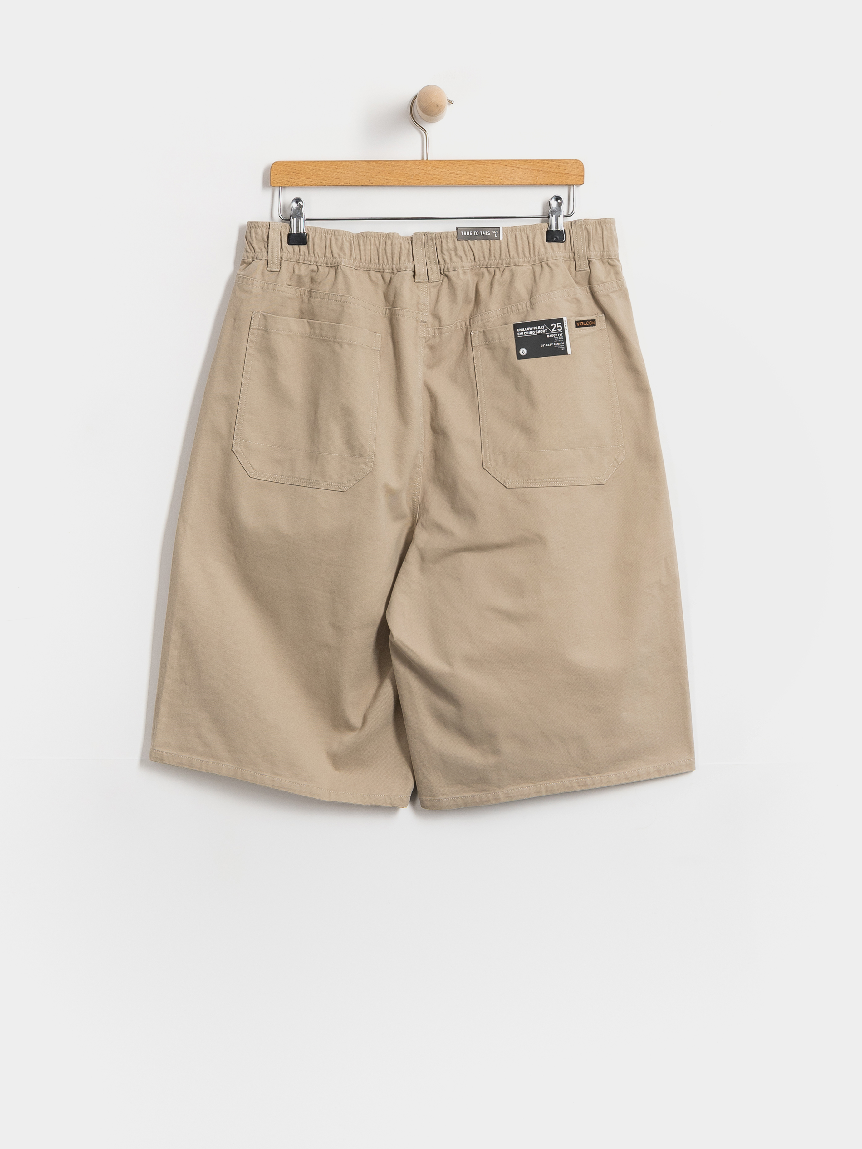 Pantaloni scurți Volcom Chillow Pleat Ew Chino Sht 24 (light khaki)