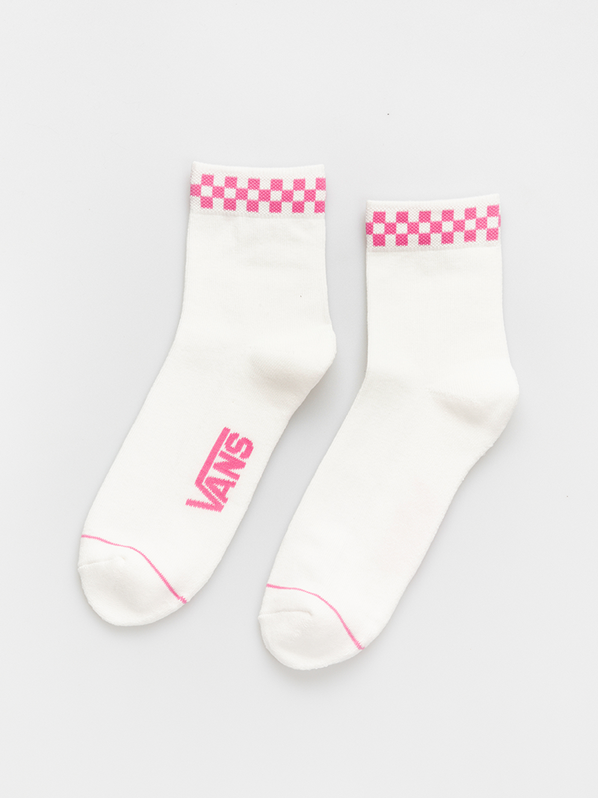 u0218osete Vans Peek A Check Half Crew (pink fizz)