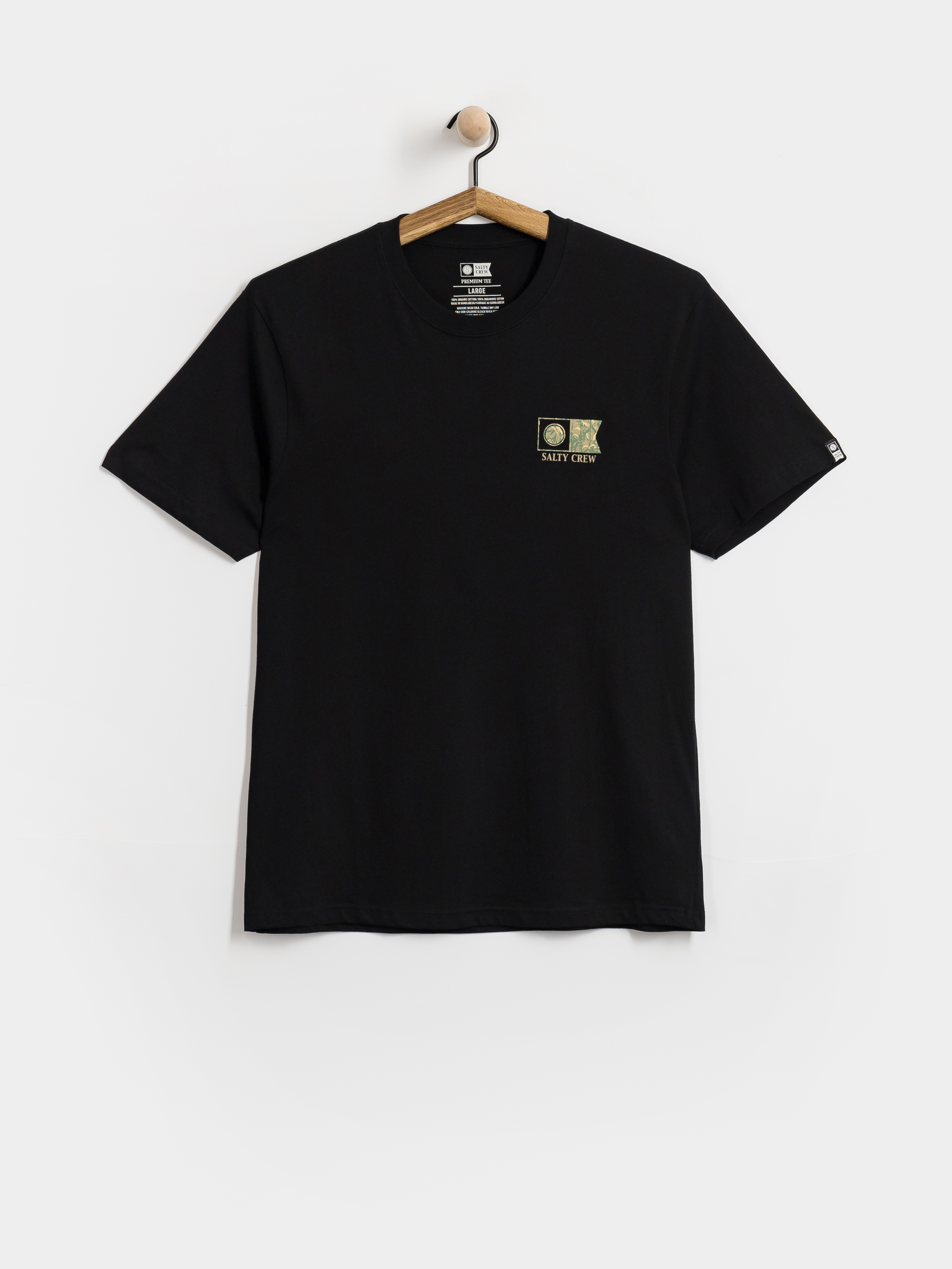Tricou Salty Crew Flagship (black)