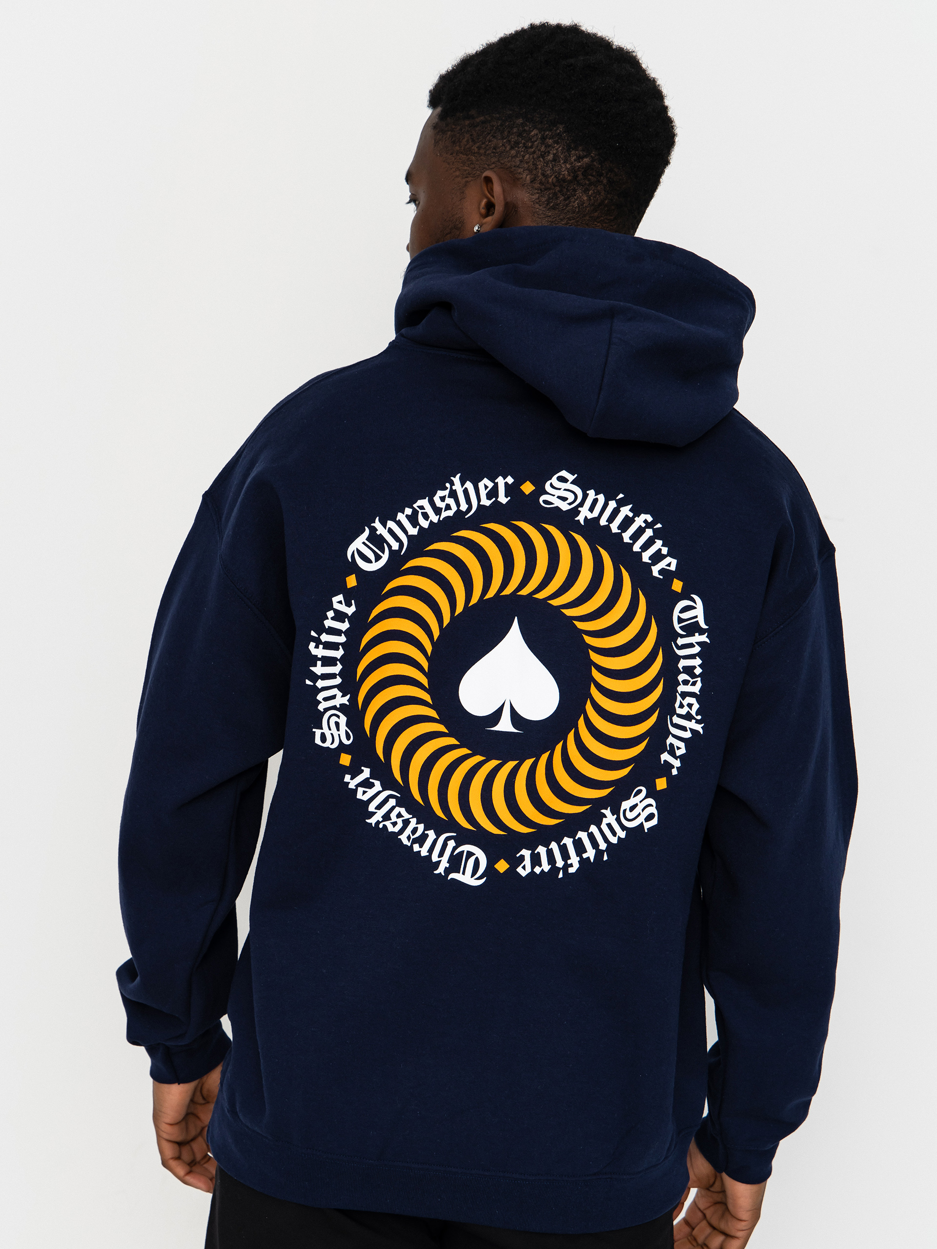 Hanorac cu glugă Thrasher x Spitfire The End Oath HD
