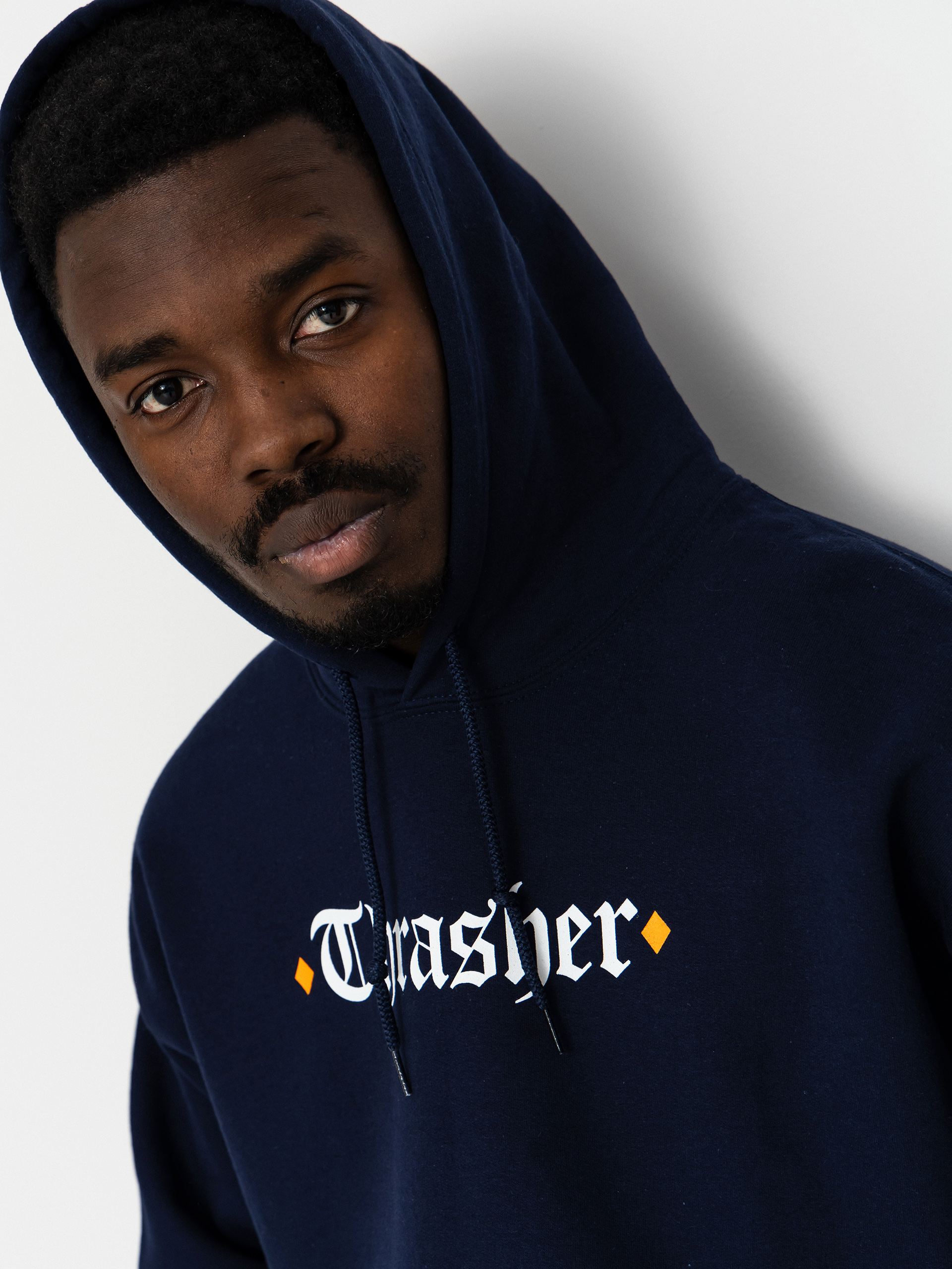 Hanorac cu glugă Thrasher x Spitfire The End Oath HD (navy)