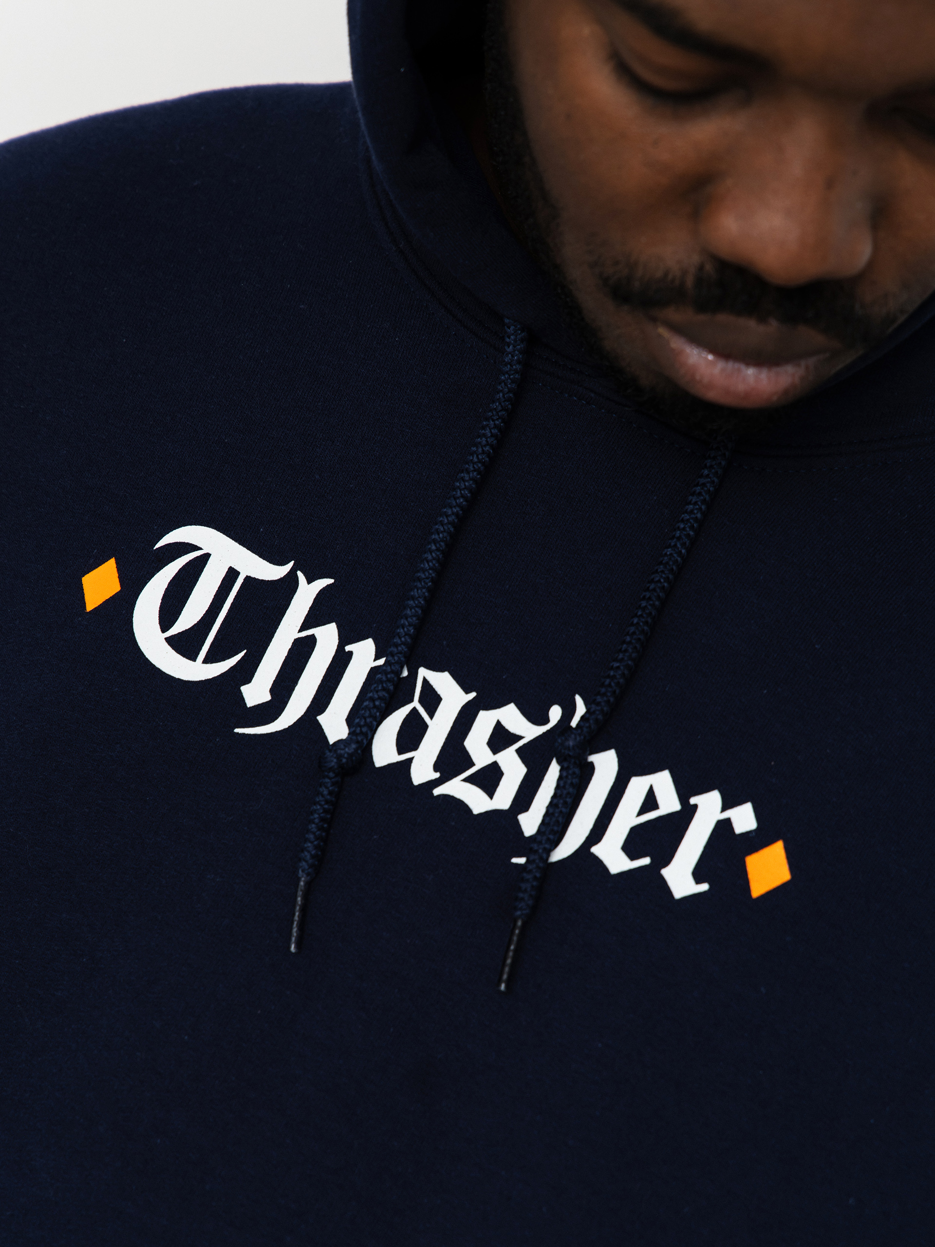Hanorac cu glugă Thrasher x Spitfire The End Oath HD (navy)