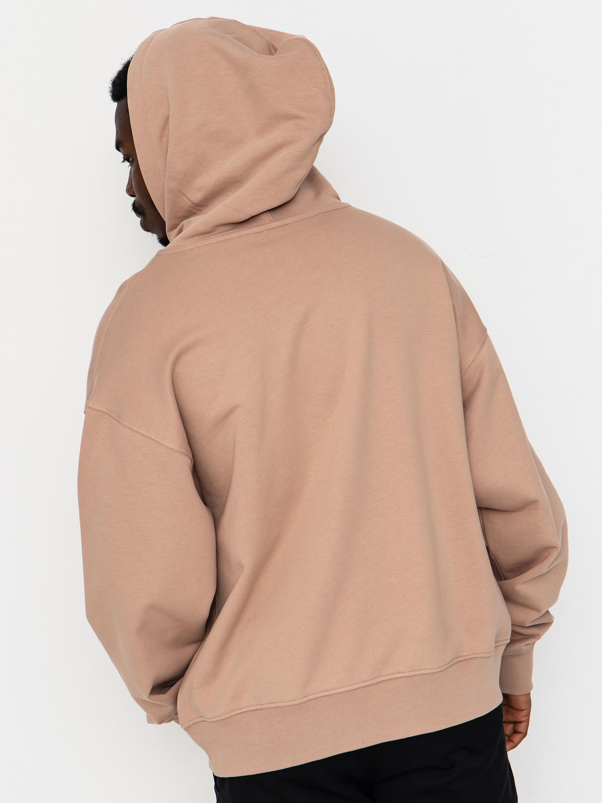Hanorac cu glugă Vans Blocked Box HD (warm taupe)