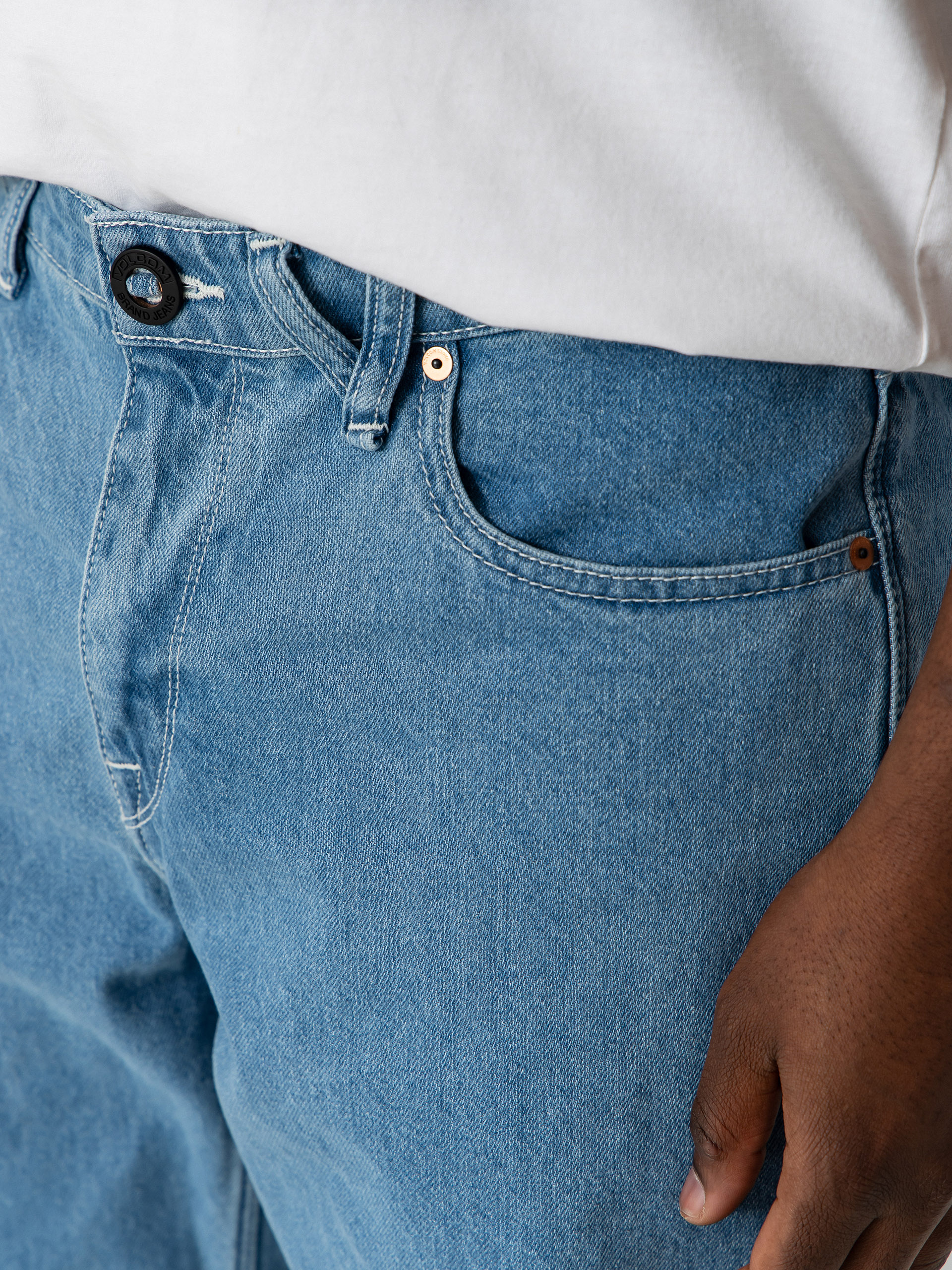 Pantaloni Volcom Fivedown (camper blue)
