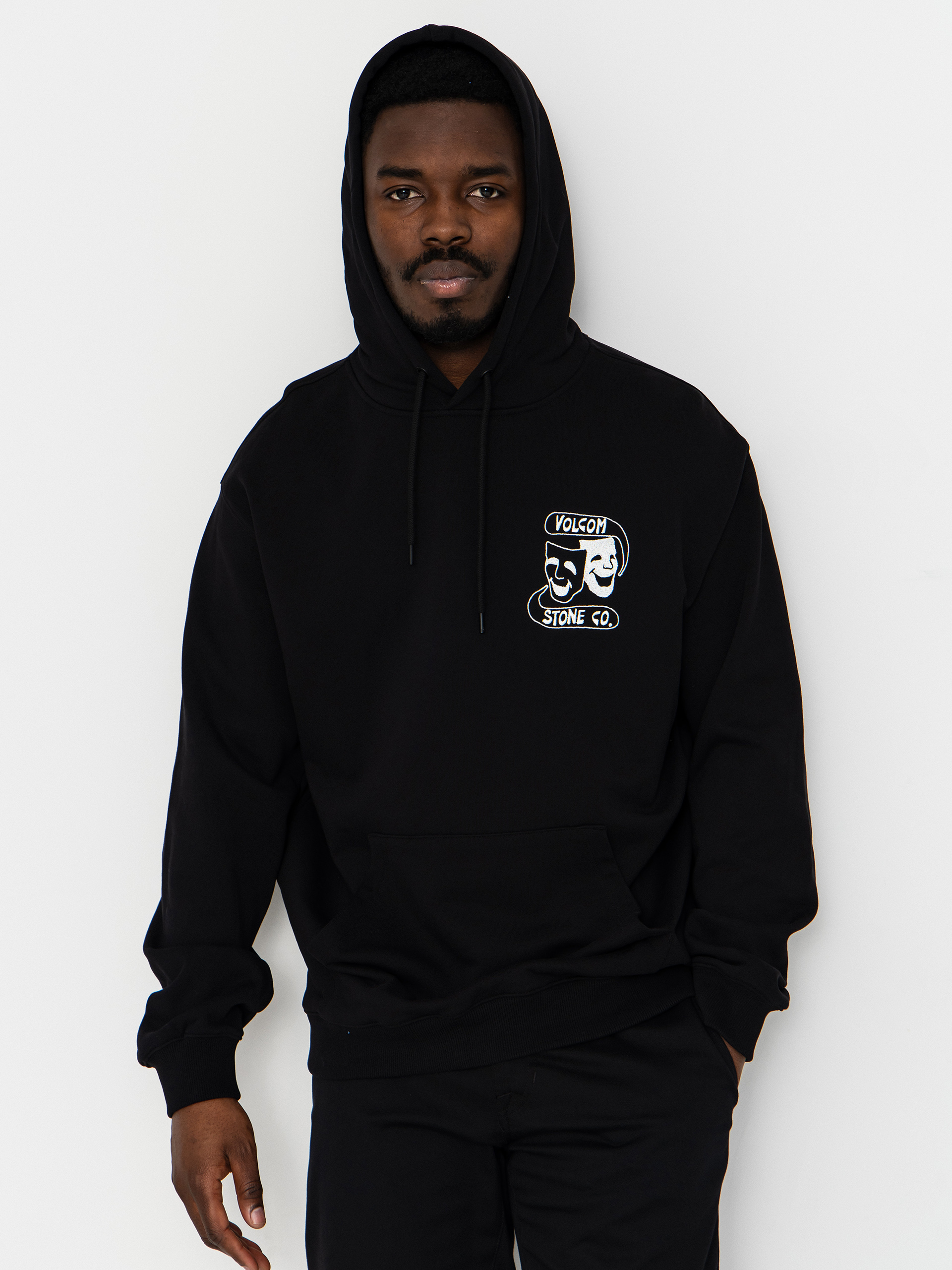 Hanorac cu glugă Volcom Handerry HD (black)