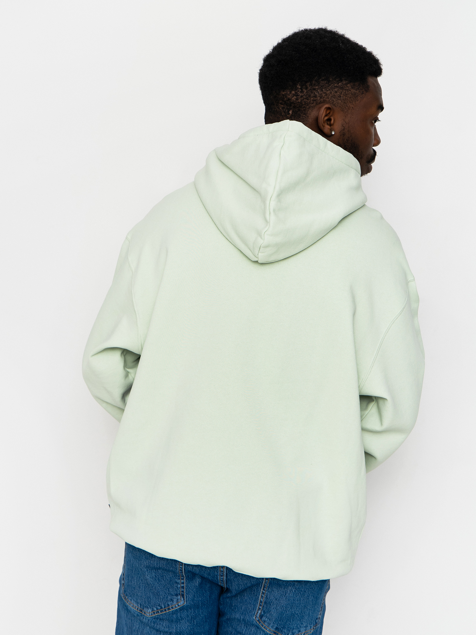 Hanorac cu glugă Volcom Single Stone HD (pale aqua)