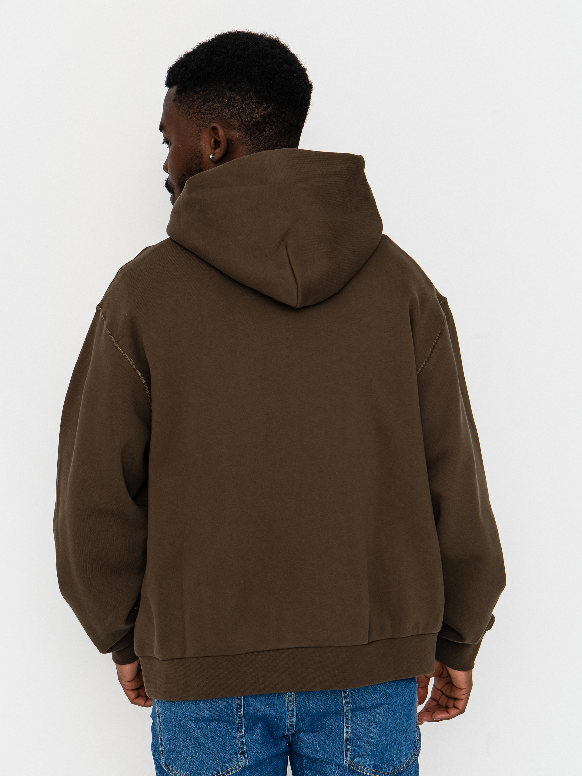 Hanorac cu glugă Nike SB Essential Logo HD (dark hazel/white)