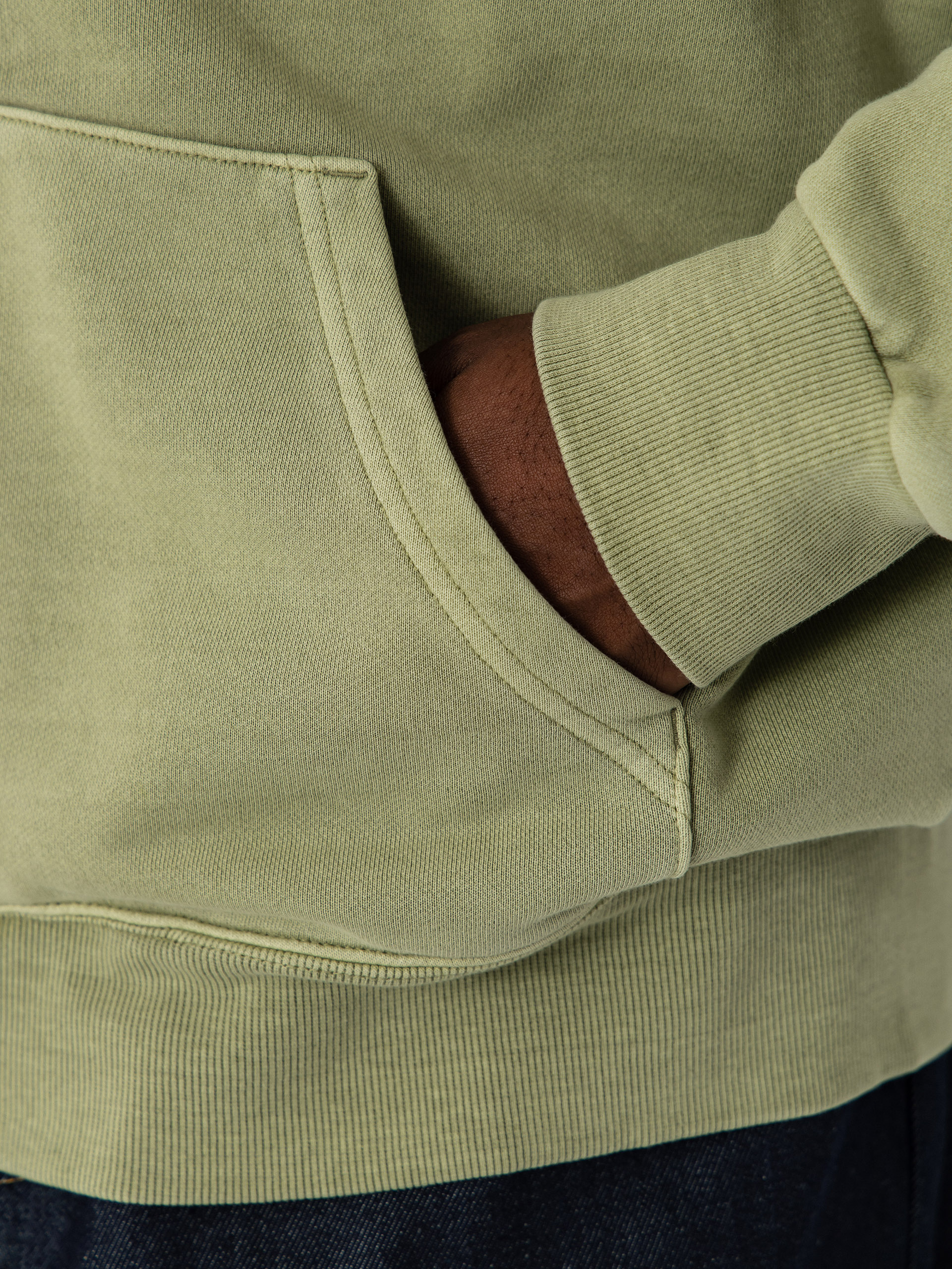 Hanorac cu glugă Carhartt WIP Nelson ZHD (gentle green)