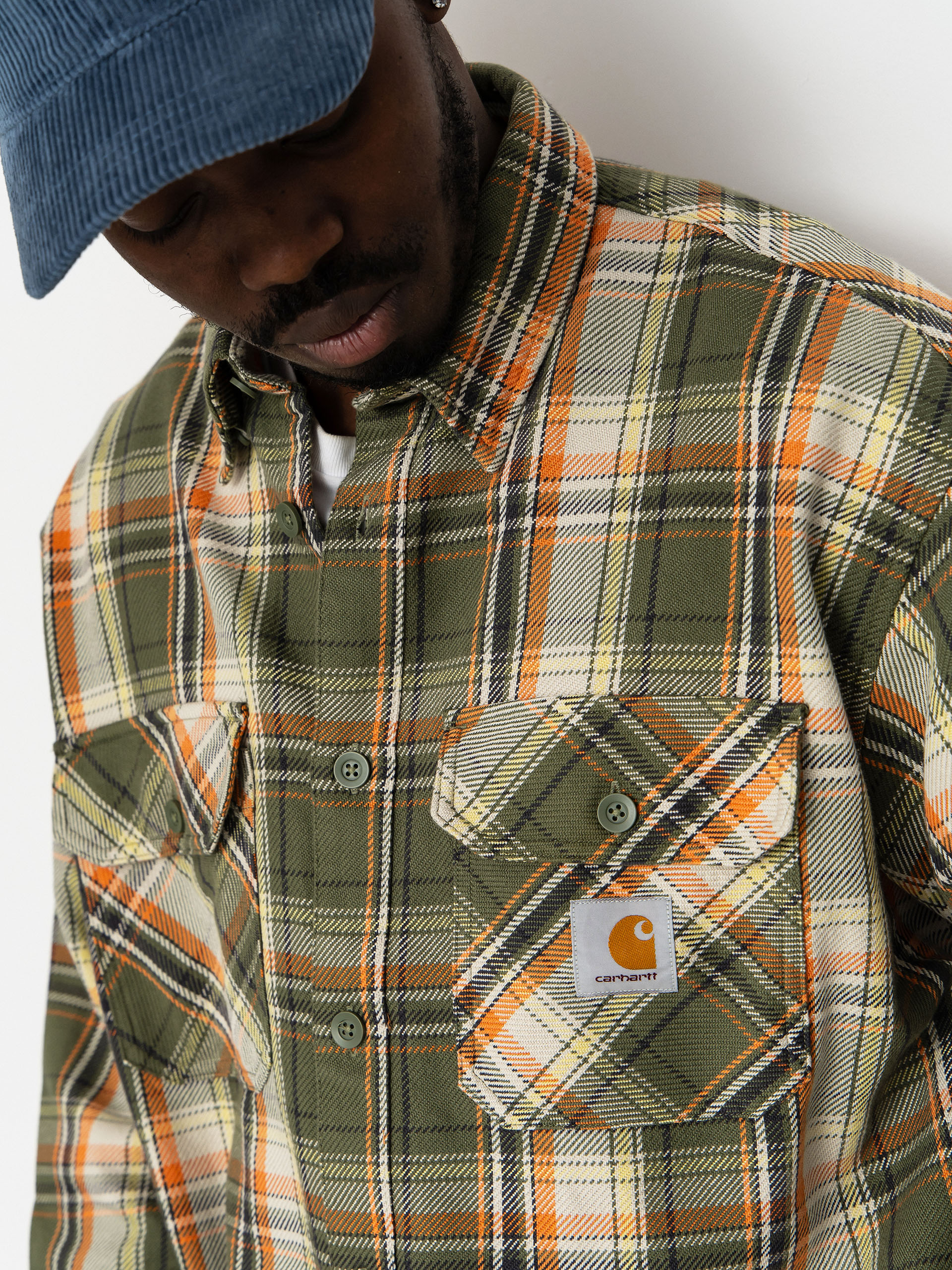 Cămașă Carhartt WIP Tunick (tunick check/dollar green)