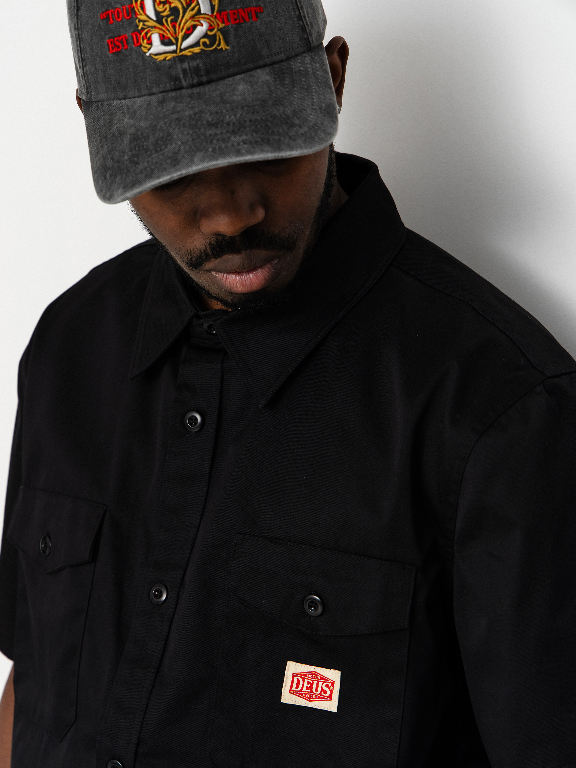 Cămașă Deus Ex Machina Service (black)