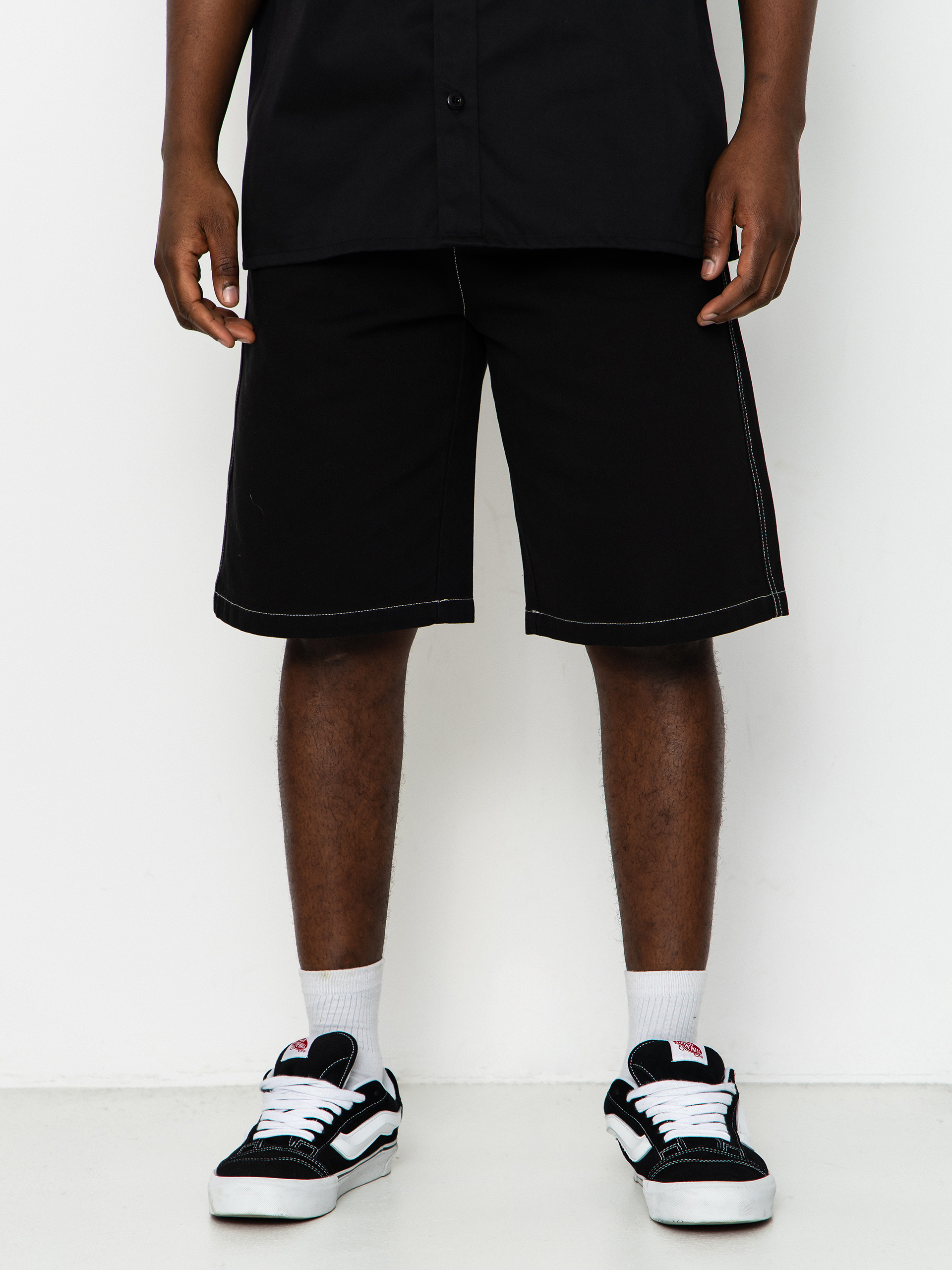 Pantaloni scurți Deus Ex Machina Stringer Walk (anthracite)