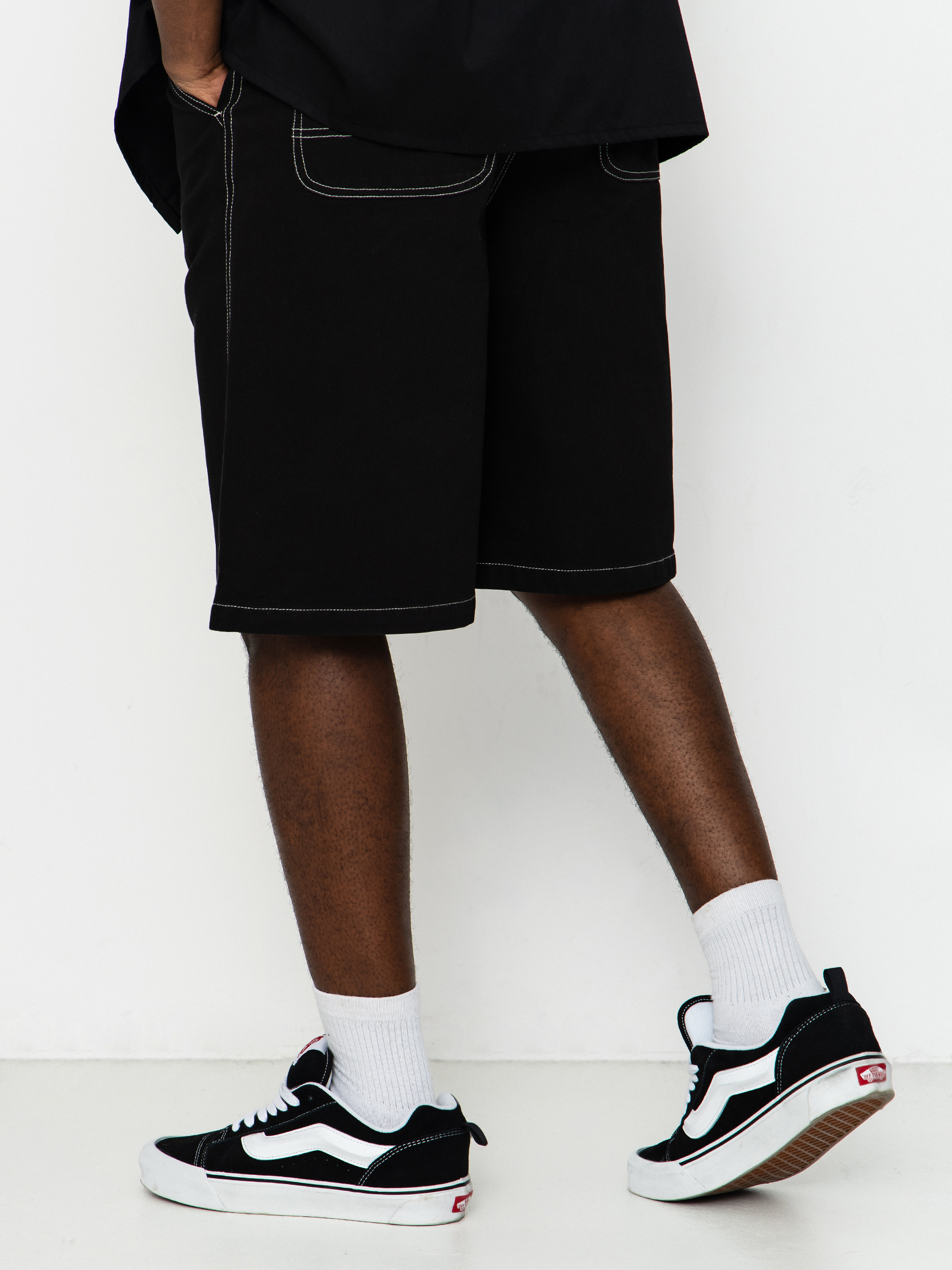 Pantaloni scurți Deus Ex Machina Stringer Walk (anthracite)