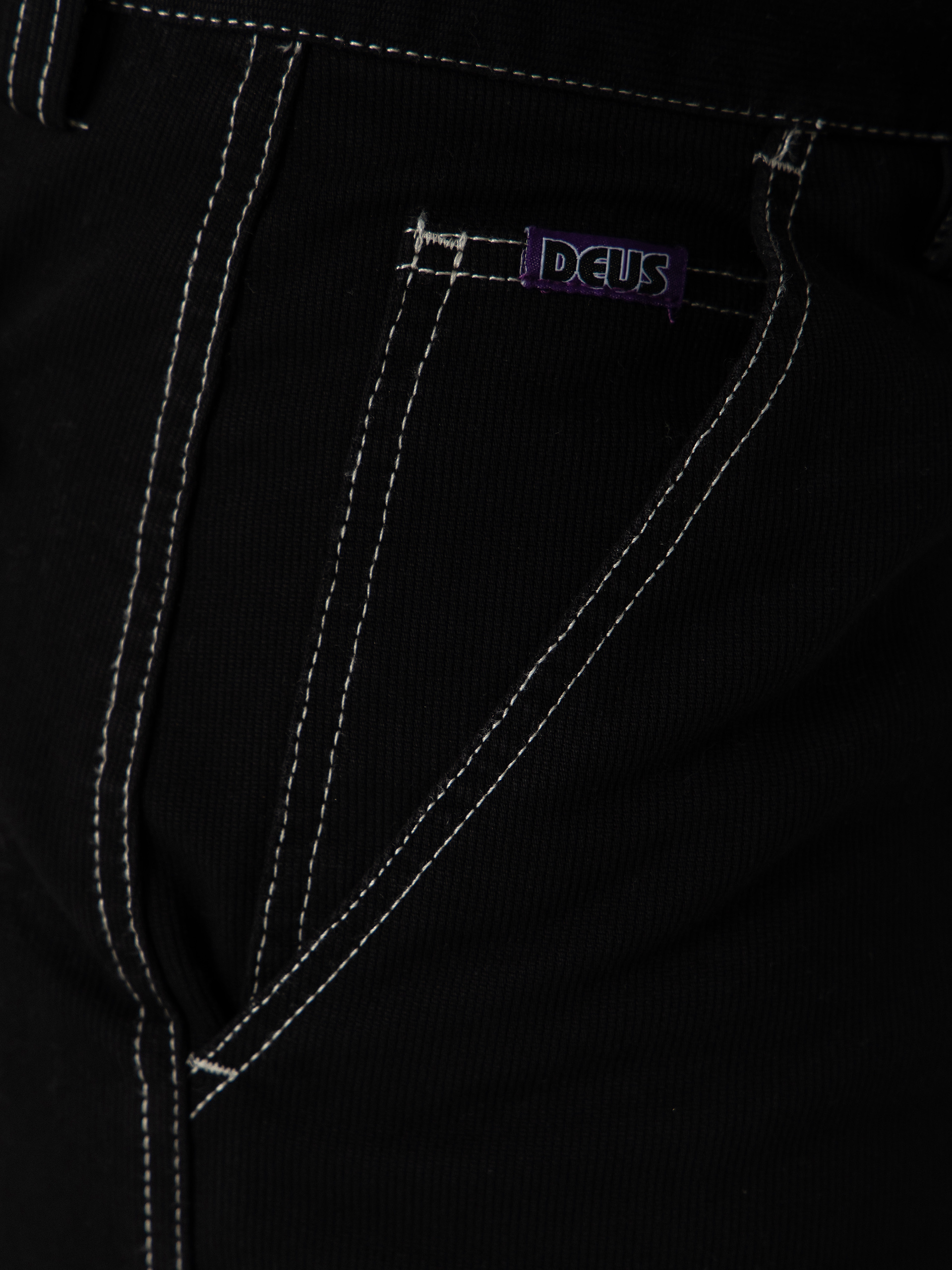 Pantaloni scurți Deus Ex Machina Stringer Walk (anthracite)