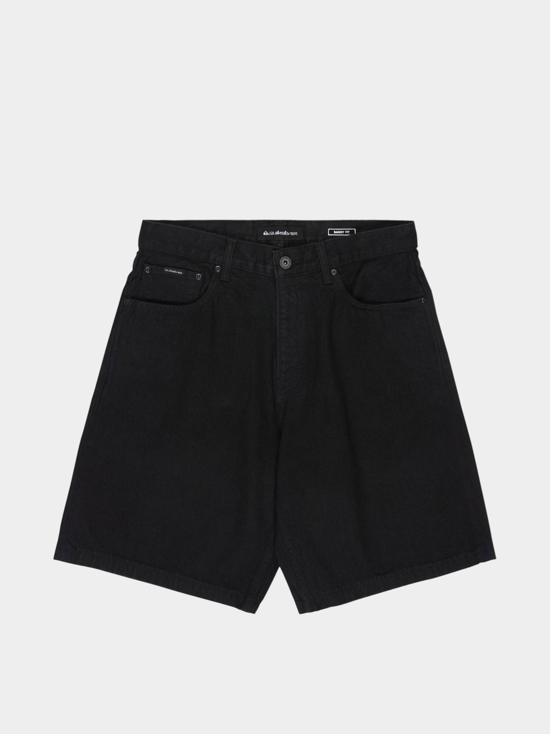 Pantaloni scuru021bi Quiksilver Baggy Denim (black)