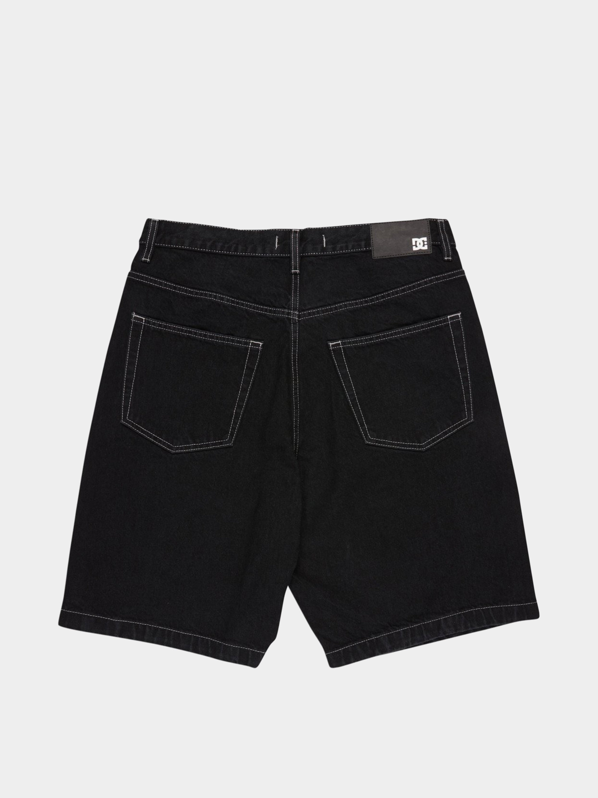 Pantaloni scurți DC Baggy Denim (black tint)