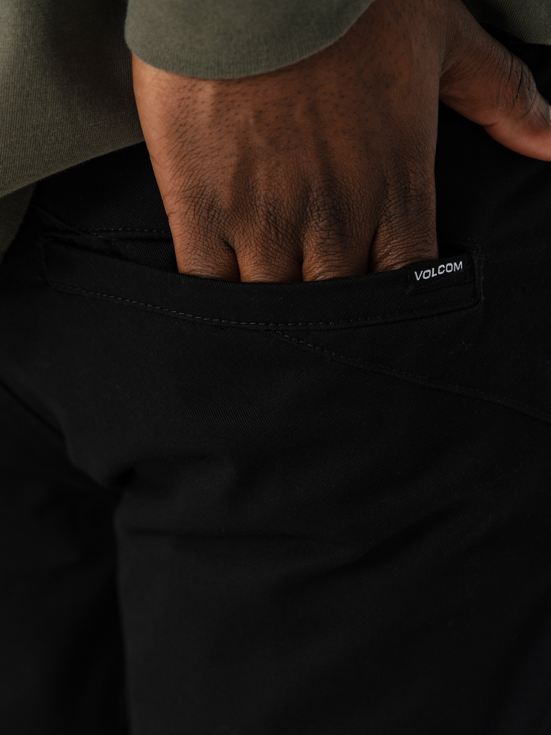 Pantaloni Volcom Frickin Modern Stret (black)