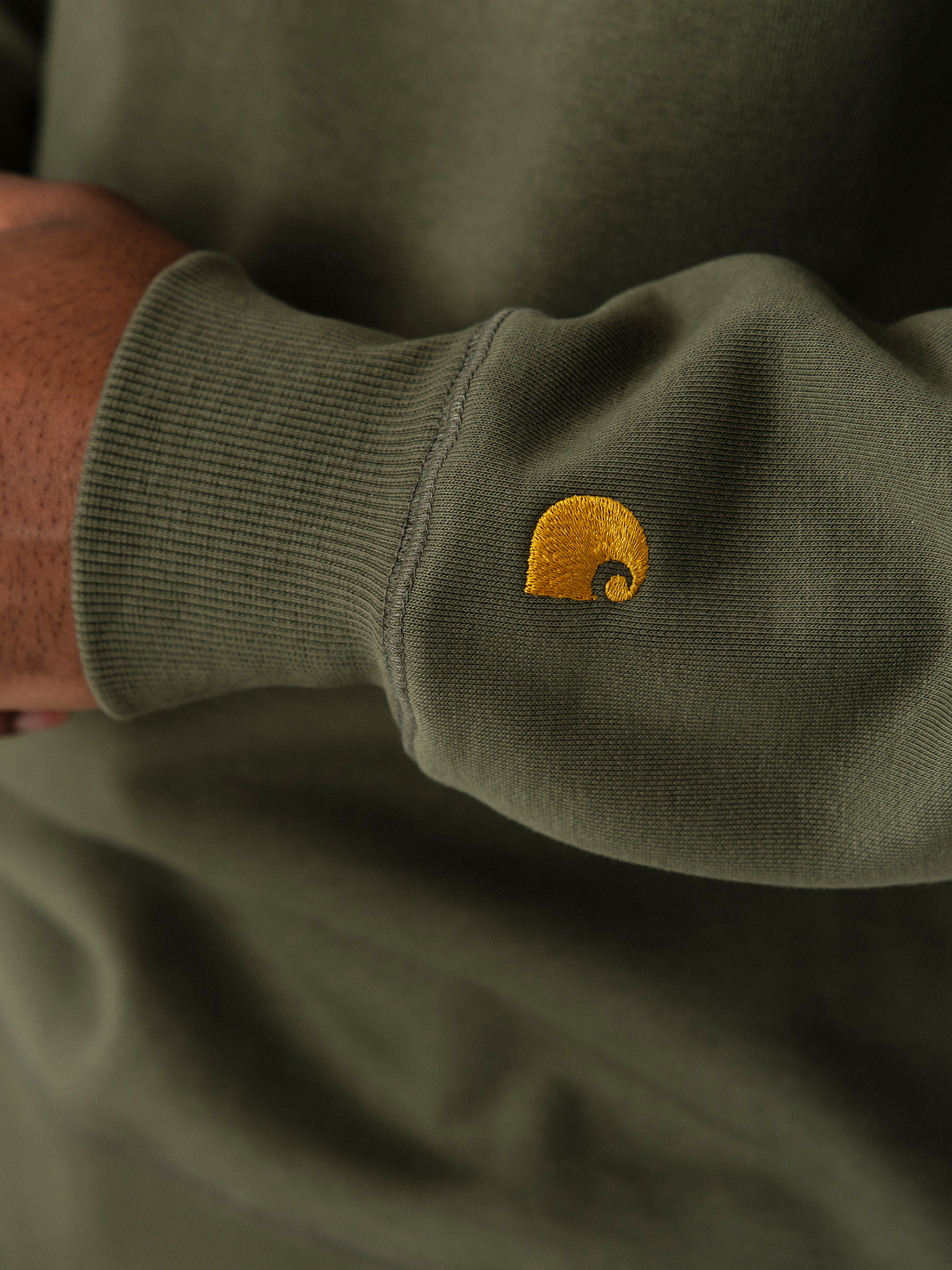 Hanorac Carhartt WIP Chase (leaf/gold)