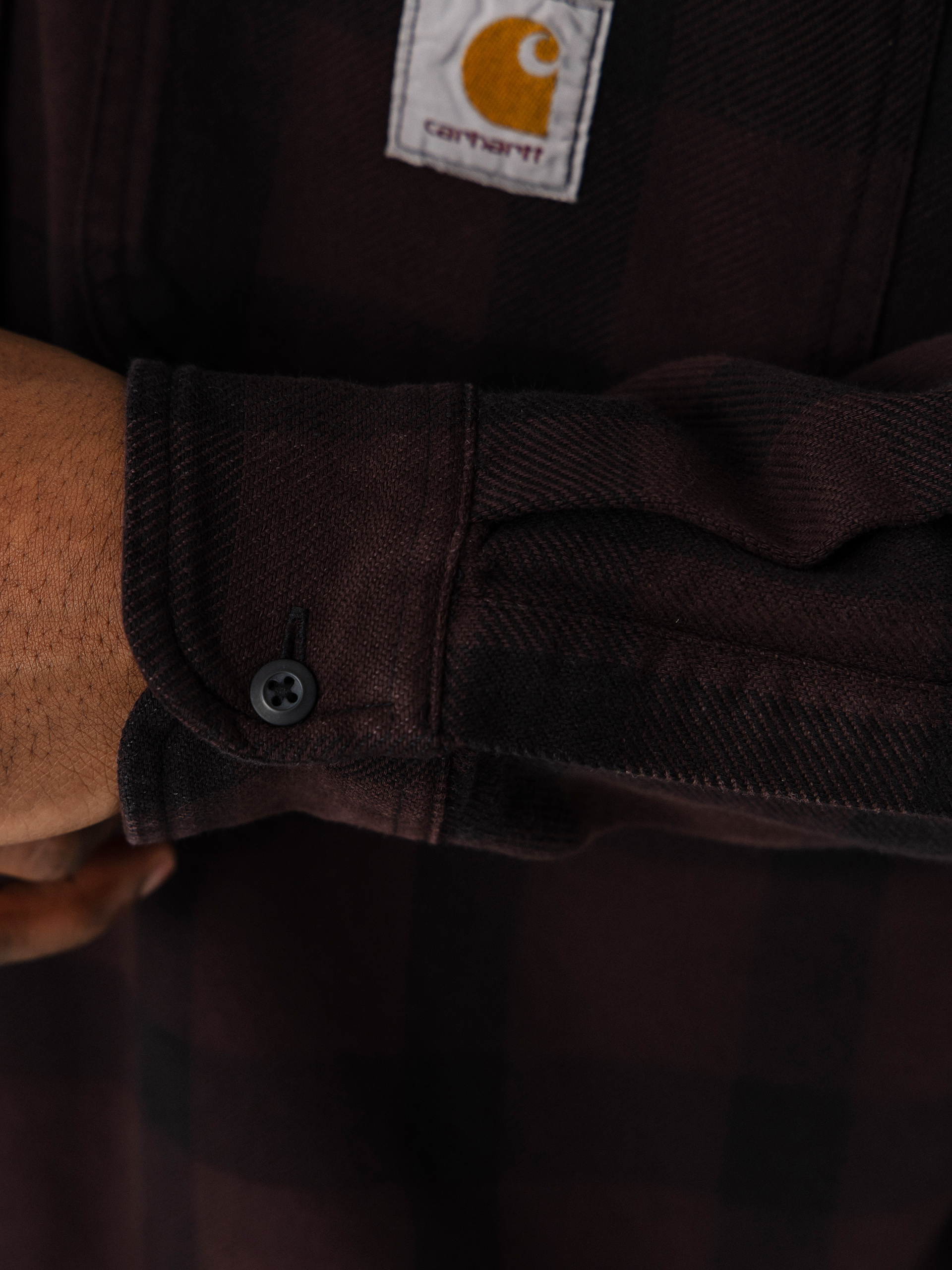 Cămașă Carhartt WIP Edmands (edmands check/natural/palisander)