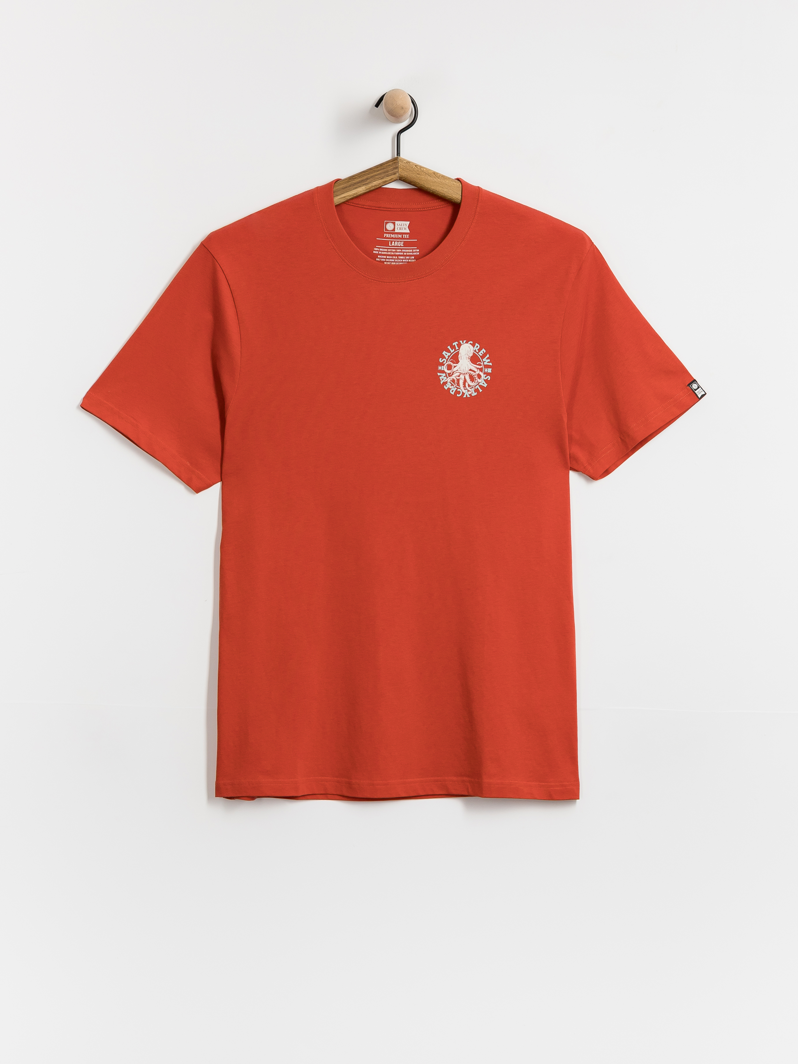 Tricou Salty Crew Tentacles (washed red)