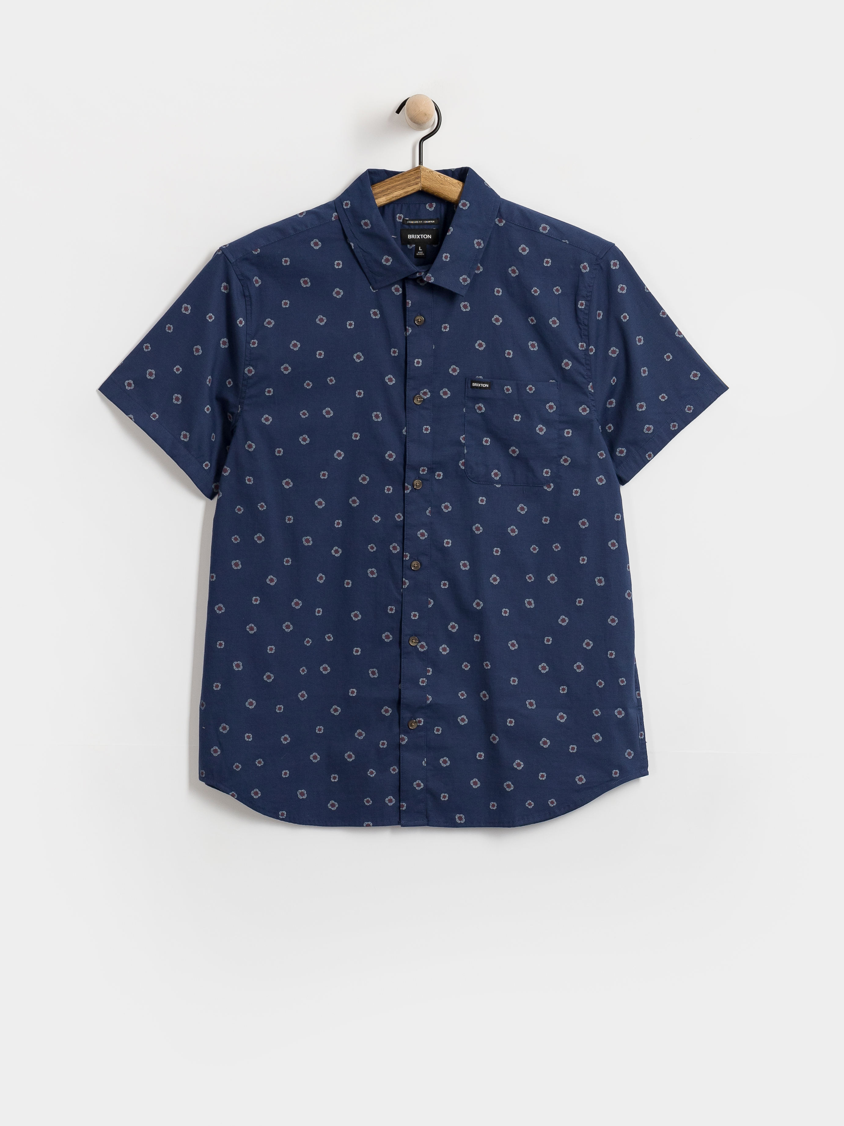 Cu0103mau0219u0103 Brixton Charter Print (midnight blue geo)