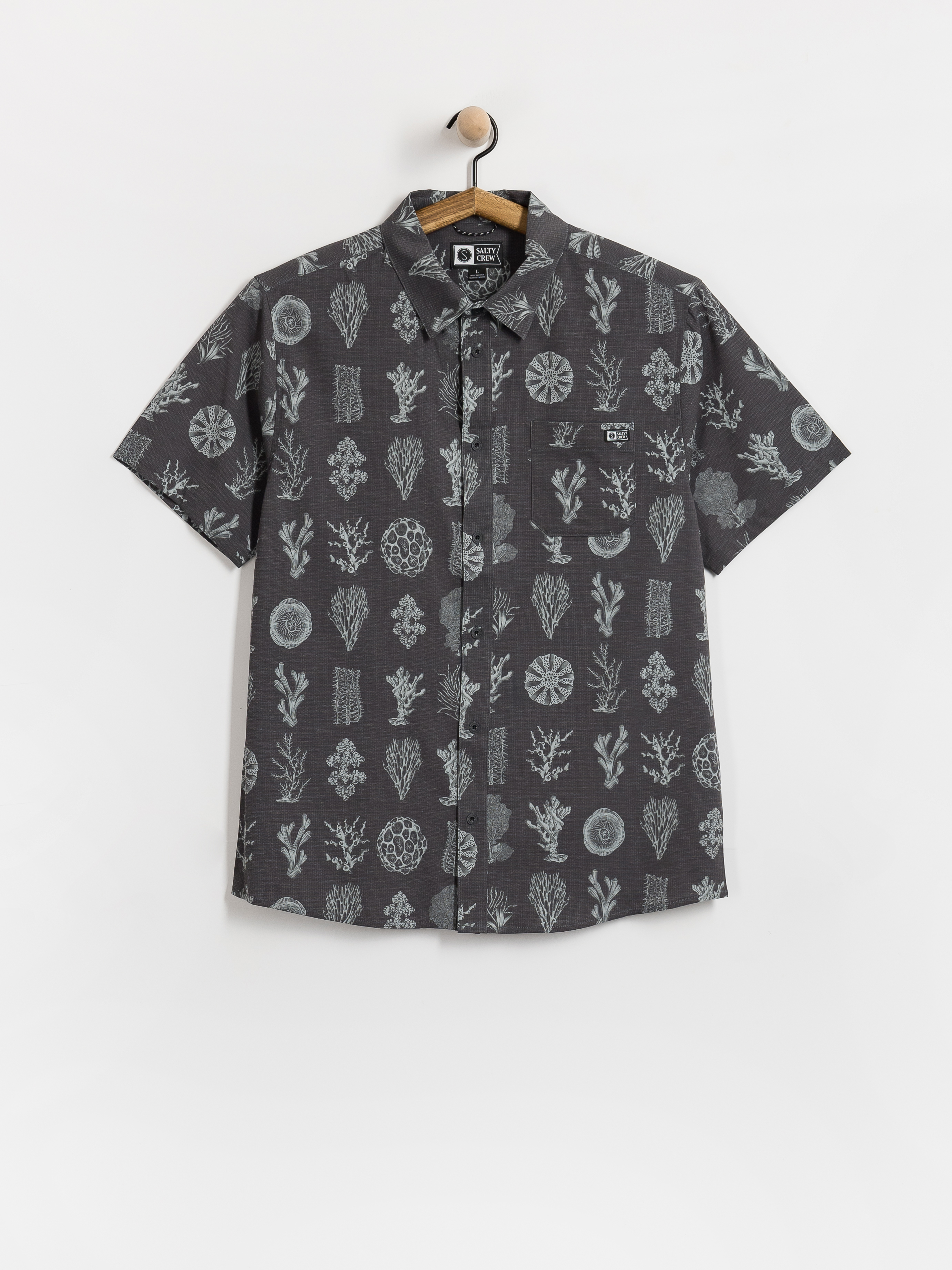 Cu0103mau0219u0103 Salty Crew Breezer Perf Button Up (phantom)