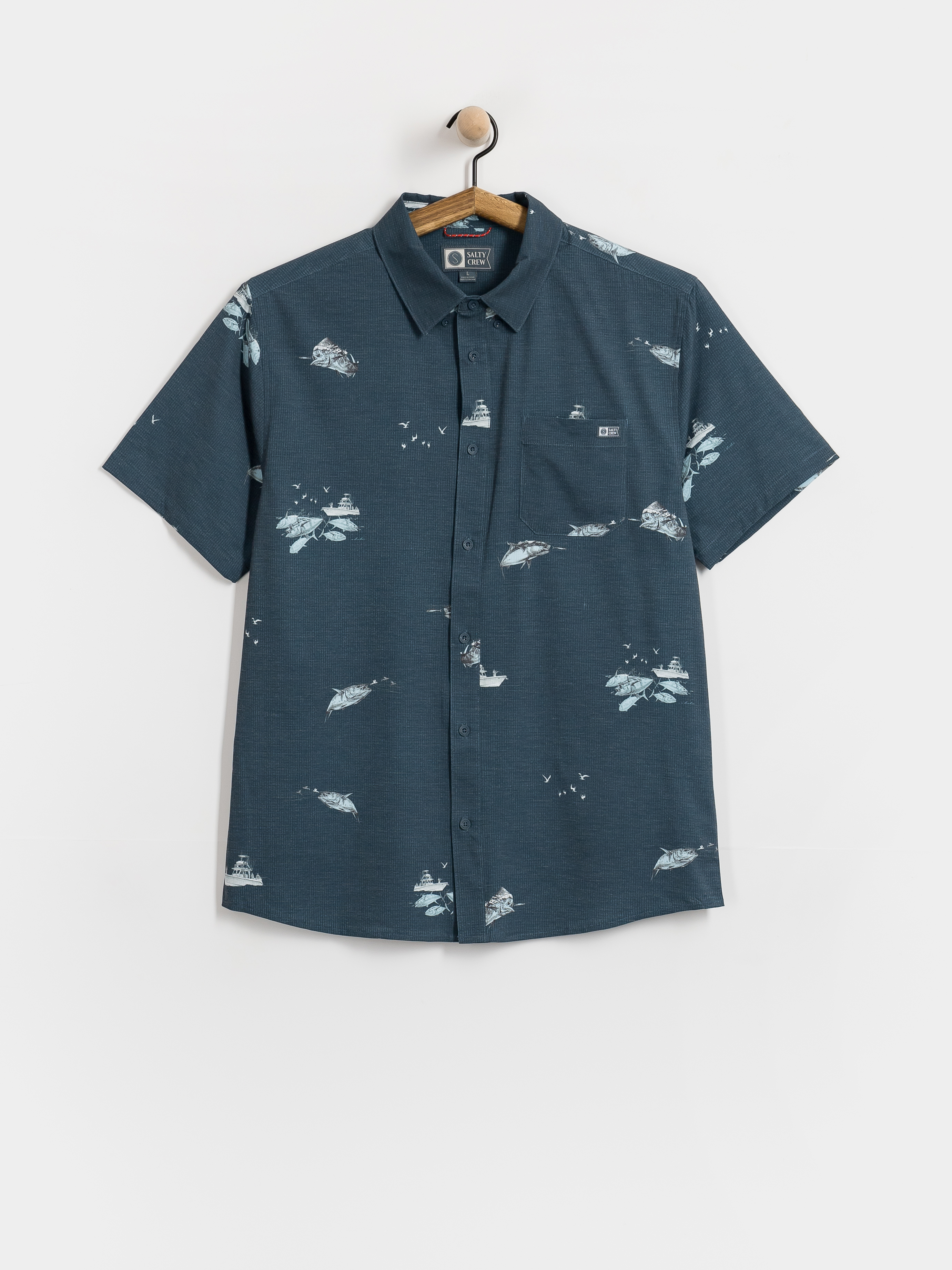 Cămașă Salty Crew Breezer Perf Button Up (midnight navy)