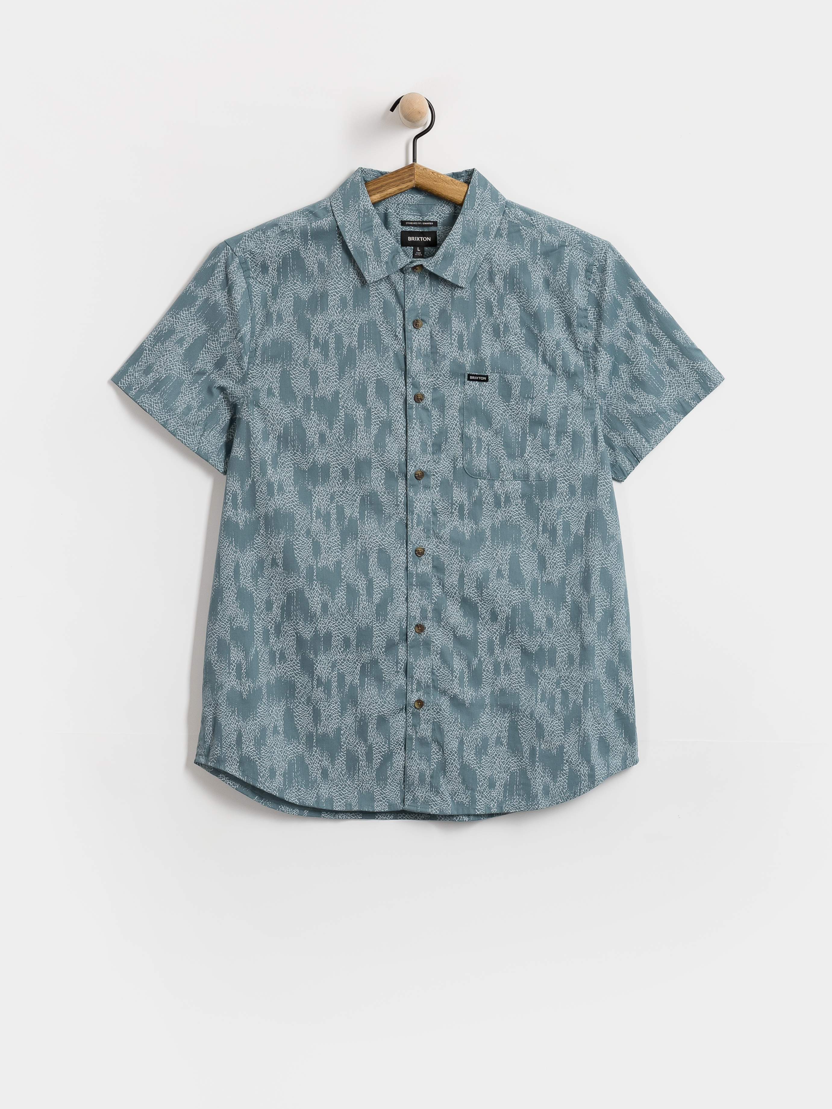 Cu0103mau0219u0103 Brixton Charter Print (trooper crackle paint)