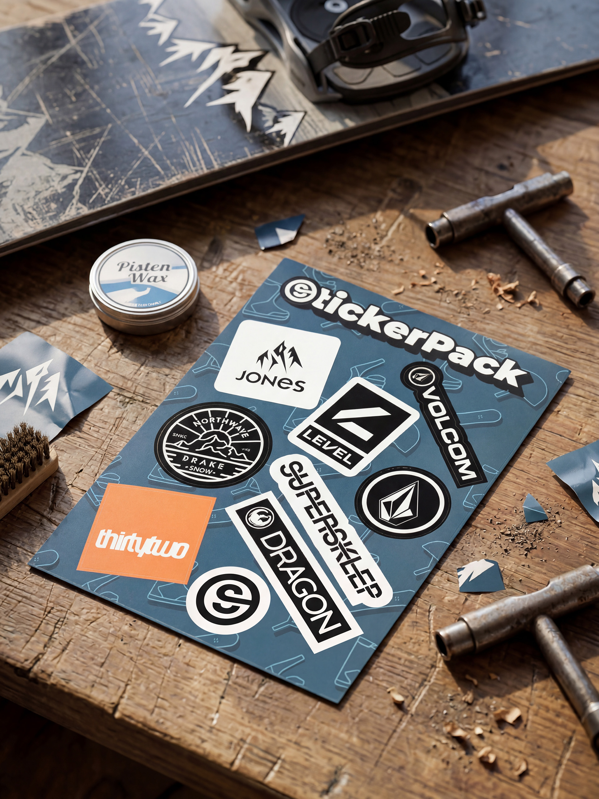 Stickere Supersklep Sticker Pack (snow)